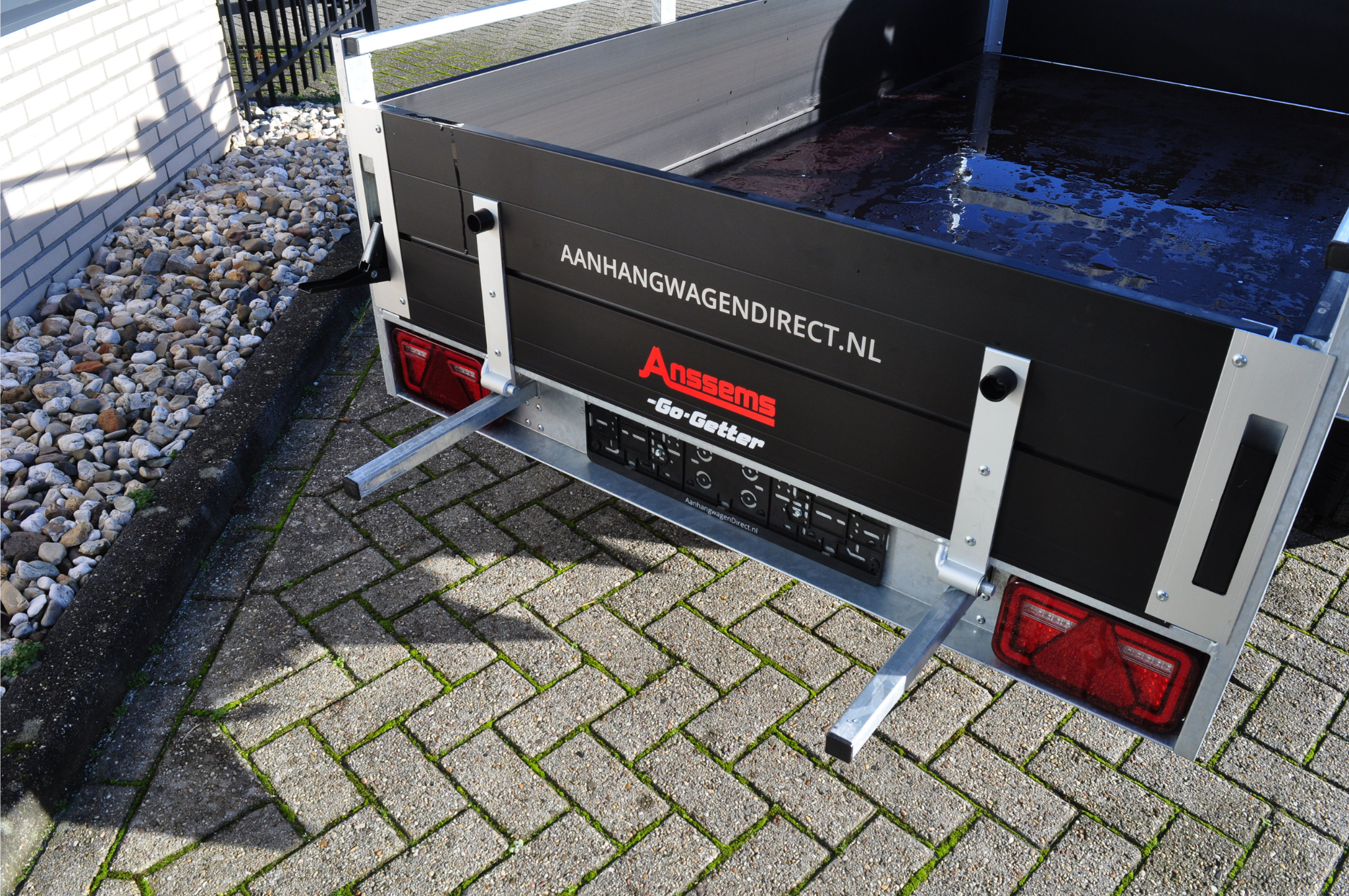 Anssems Go Getter bakwagen BSX 251x130 cm black edition - 1350 kg - geremd