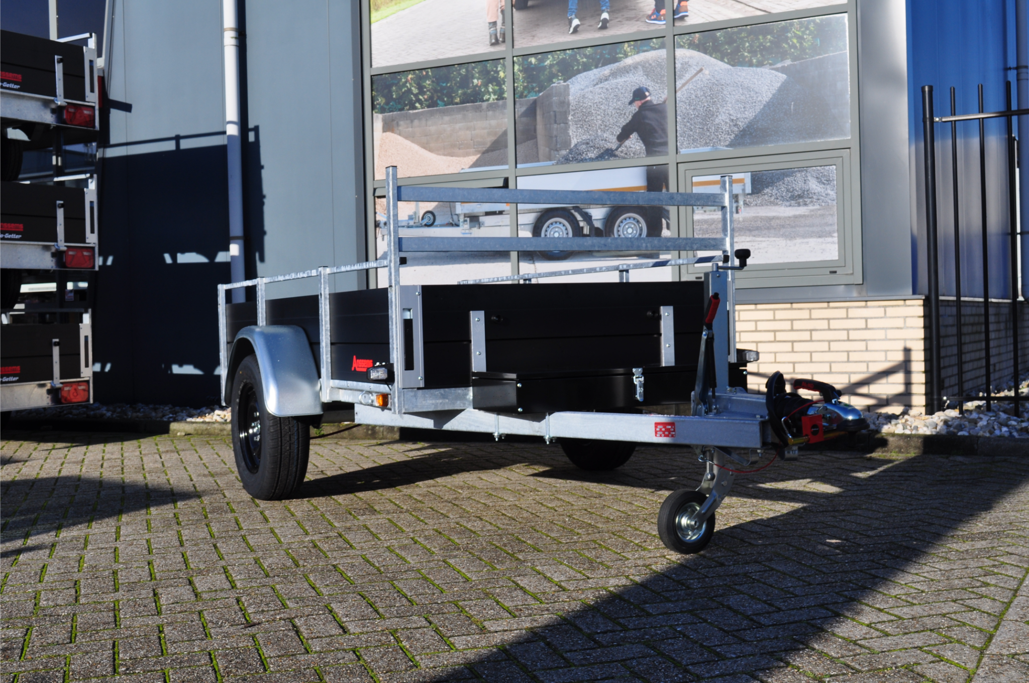 Anssems Go Getter bakwagen BSX 251x130 cm black edition - 1350 kg - geremd