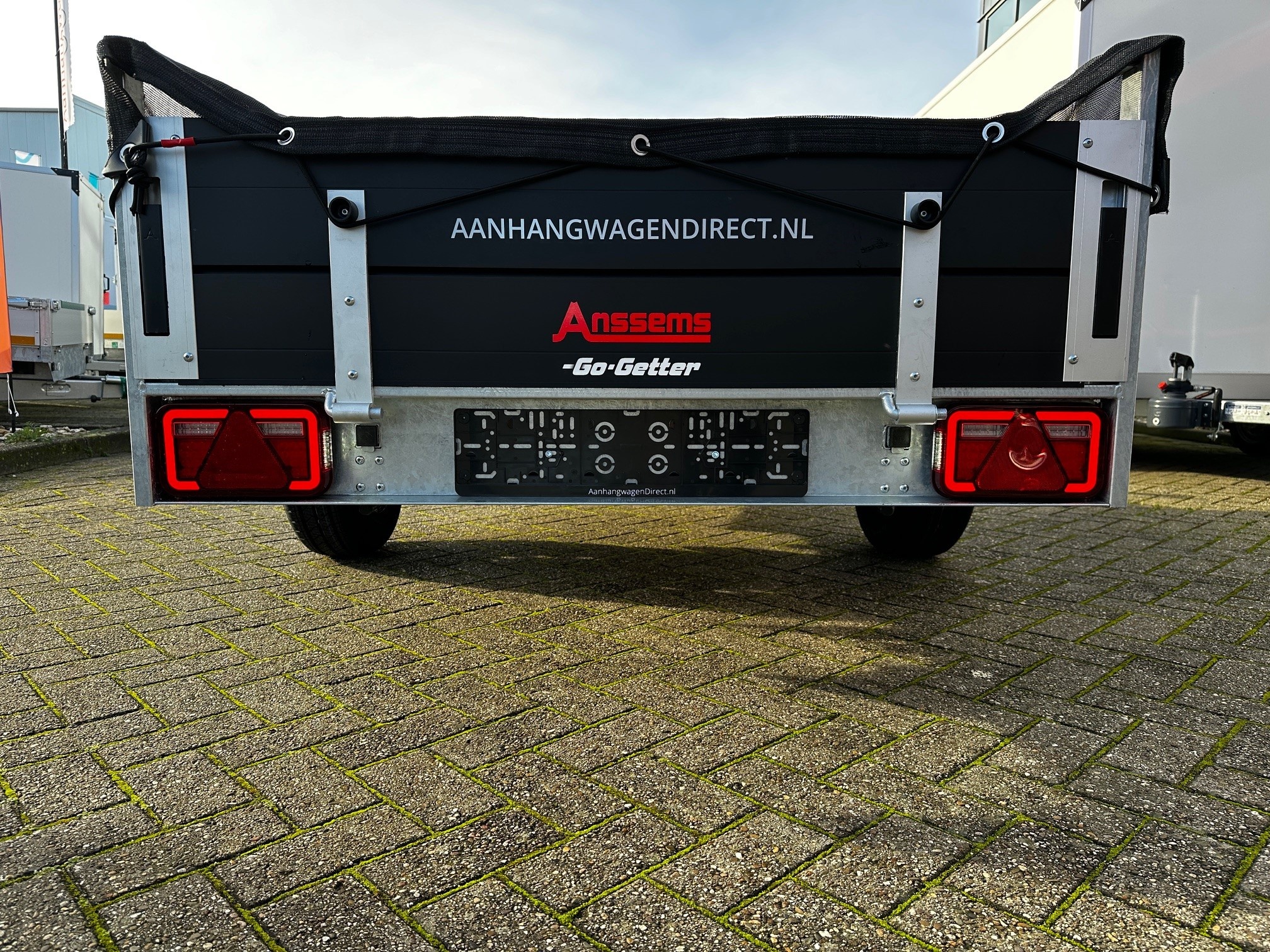 Anssems Go Getter bakwagen BSX 251x130 cm black edition - 1350 kg - geremd