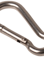 Cantonal Karabijnhaak RVS 50x5 mm - 8 mm oog