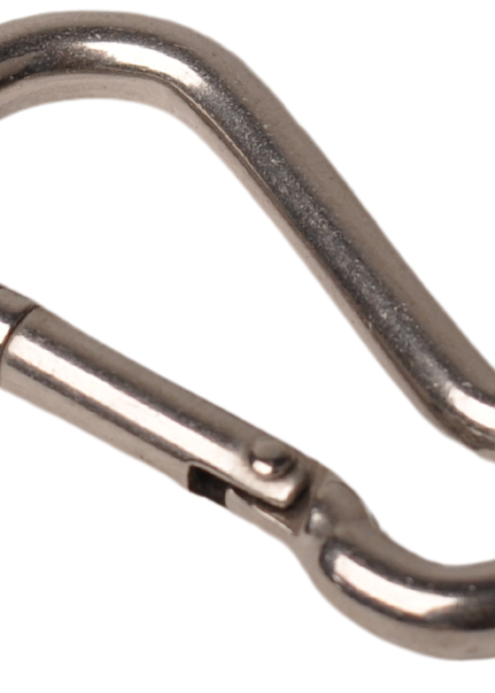 Cantonal Karabijnhaak RVS 50x5 mm - 8 mm oogdiameter