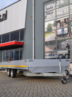 Eduard Geremde Eduard plateauwagen - 606x200 cm - 3000 kg bruto laadvermogen - 63 cm laadvloerhoogte - 30 cm borden