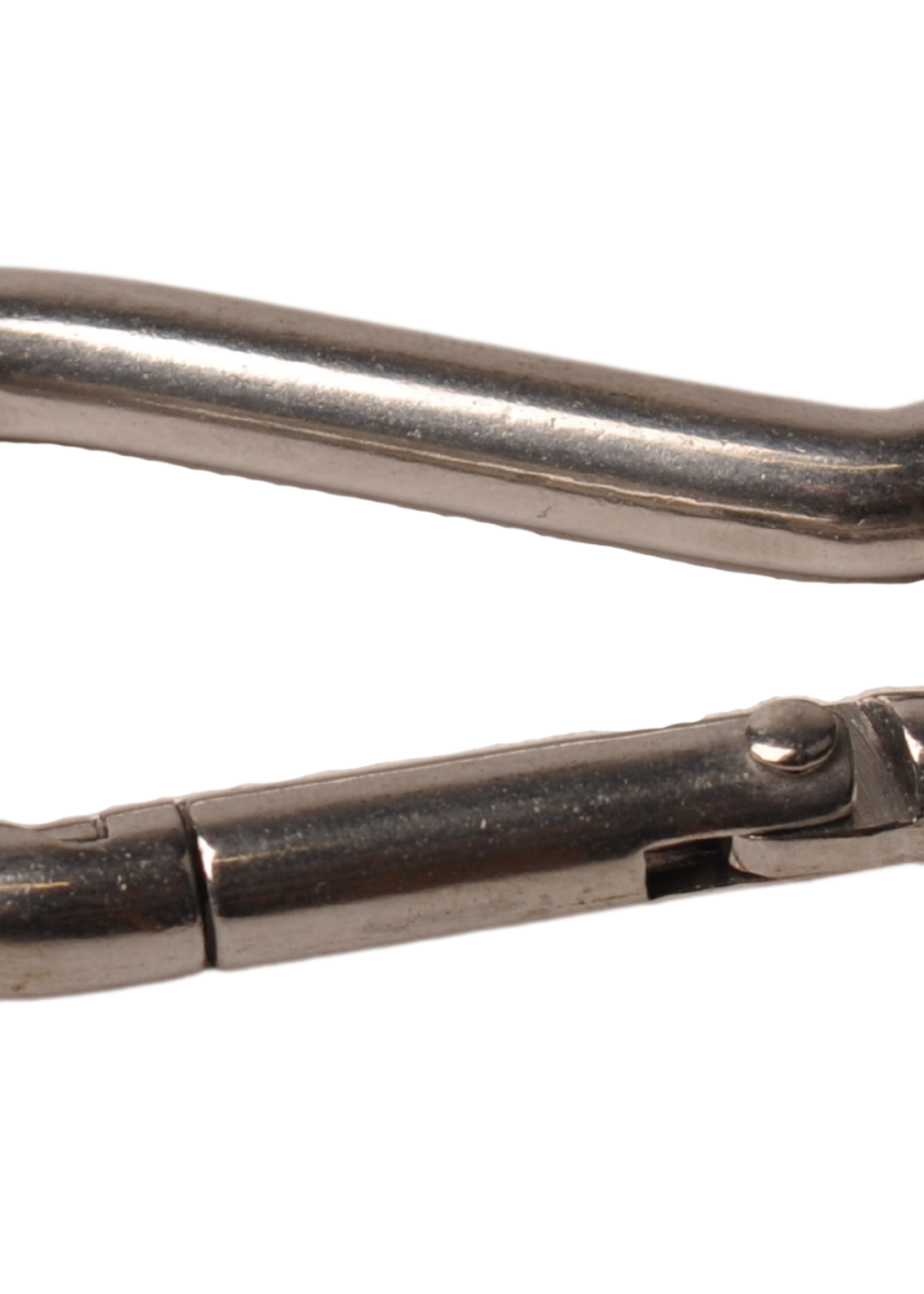 Cantonal Karabijnhaak RVS 60x6 mm - 9 mm oogdiameter