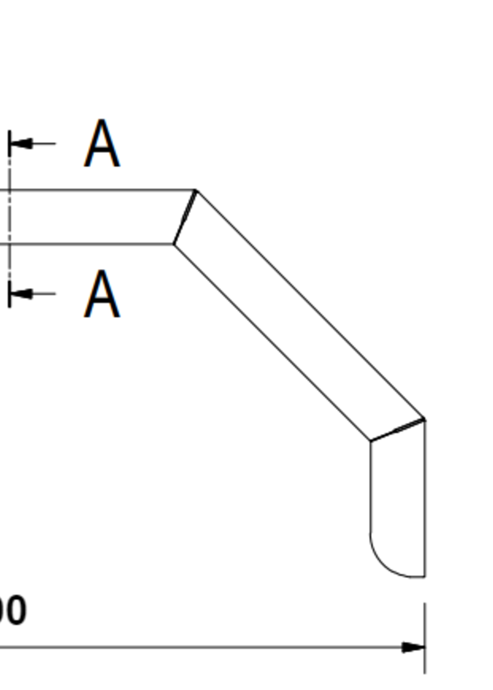 De Haan De Haan HMAQ 2680 - aluminium traanplaat spatbord