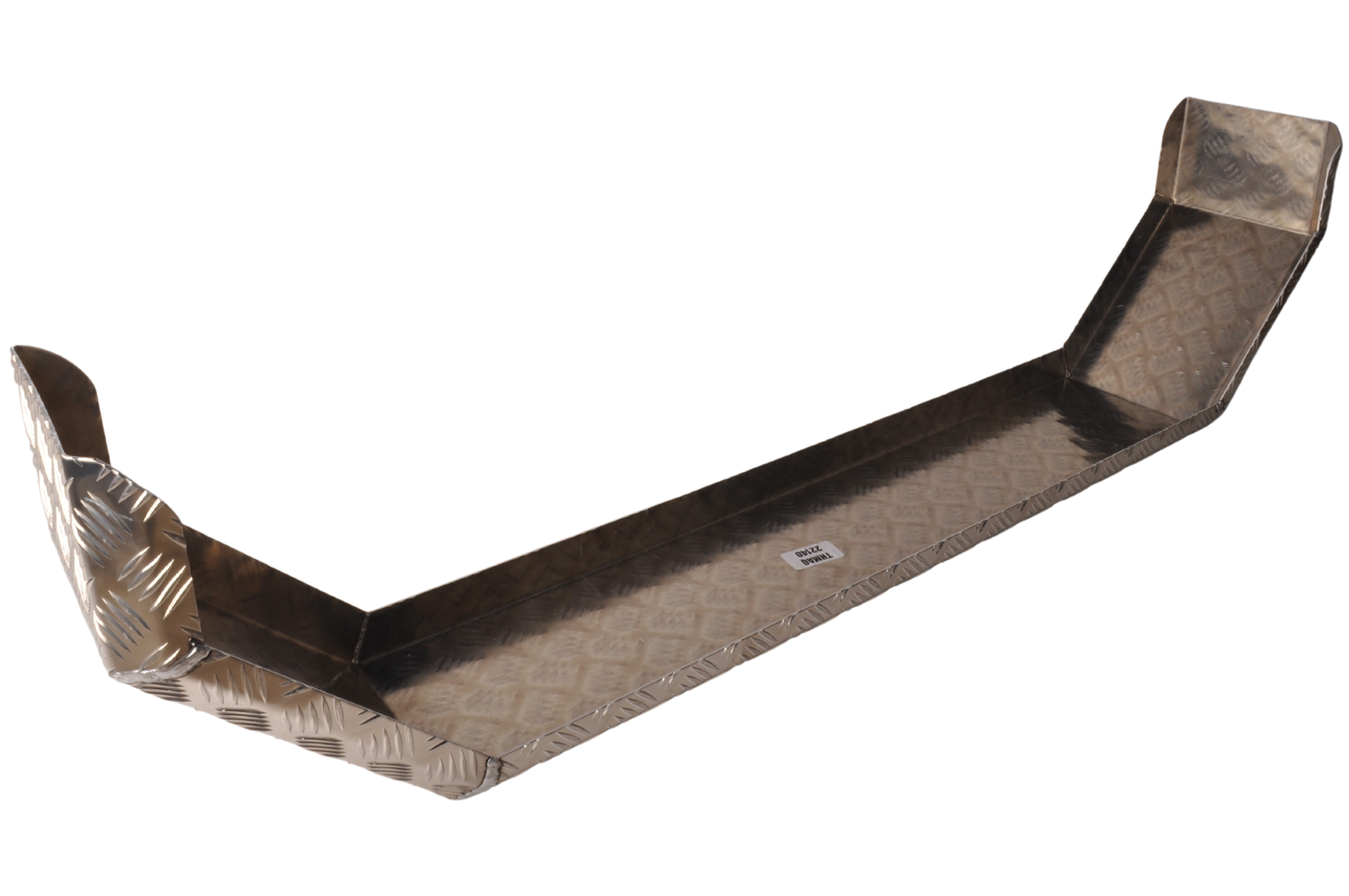 Spatbord Alu tandem 5-kant 1500x200x350 mm