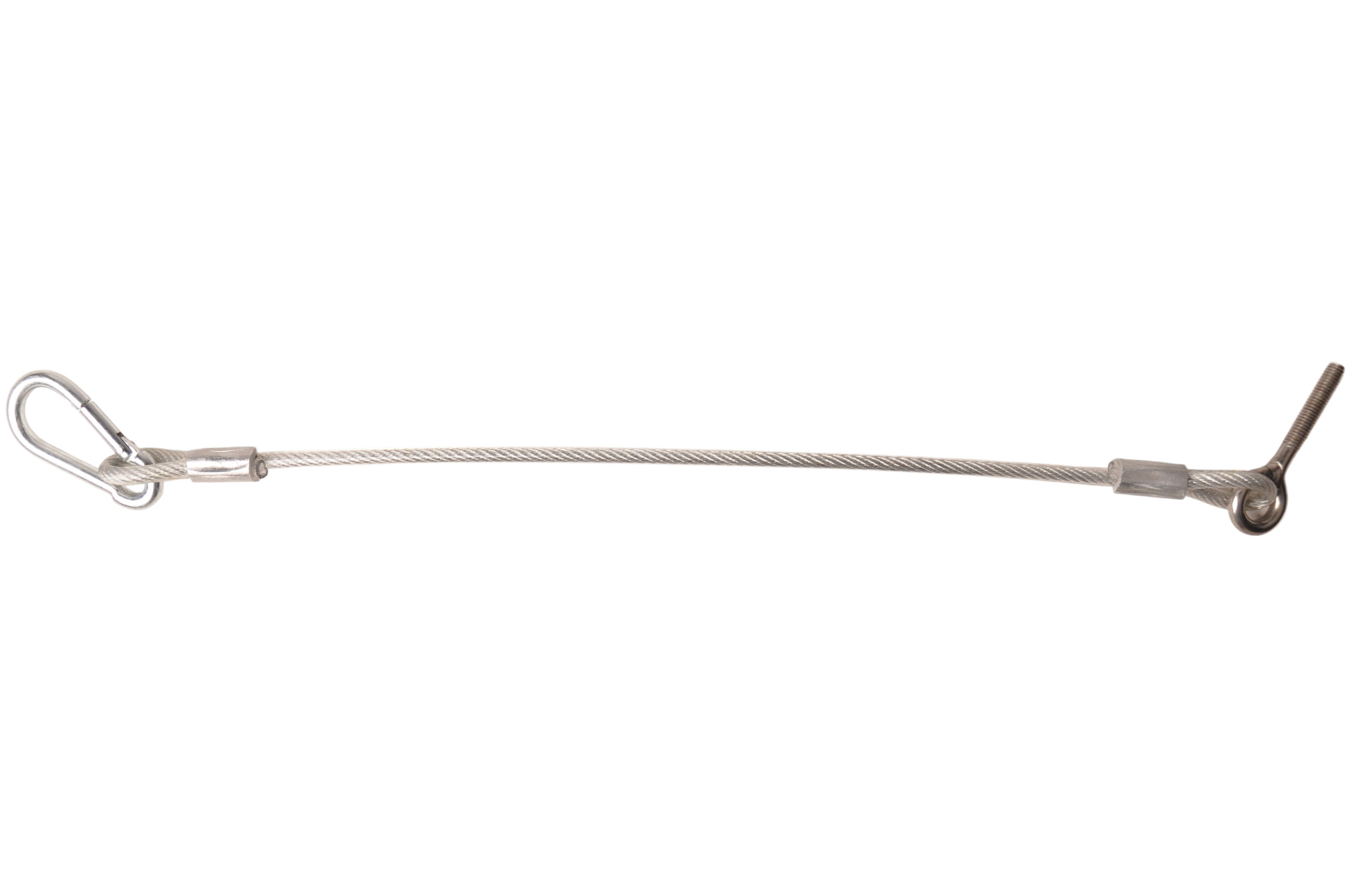 Achterklepkabel met karabijnhaak 43 cm