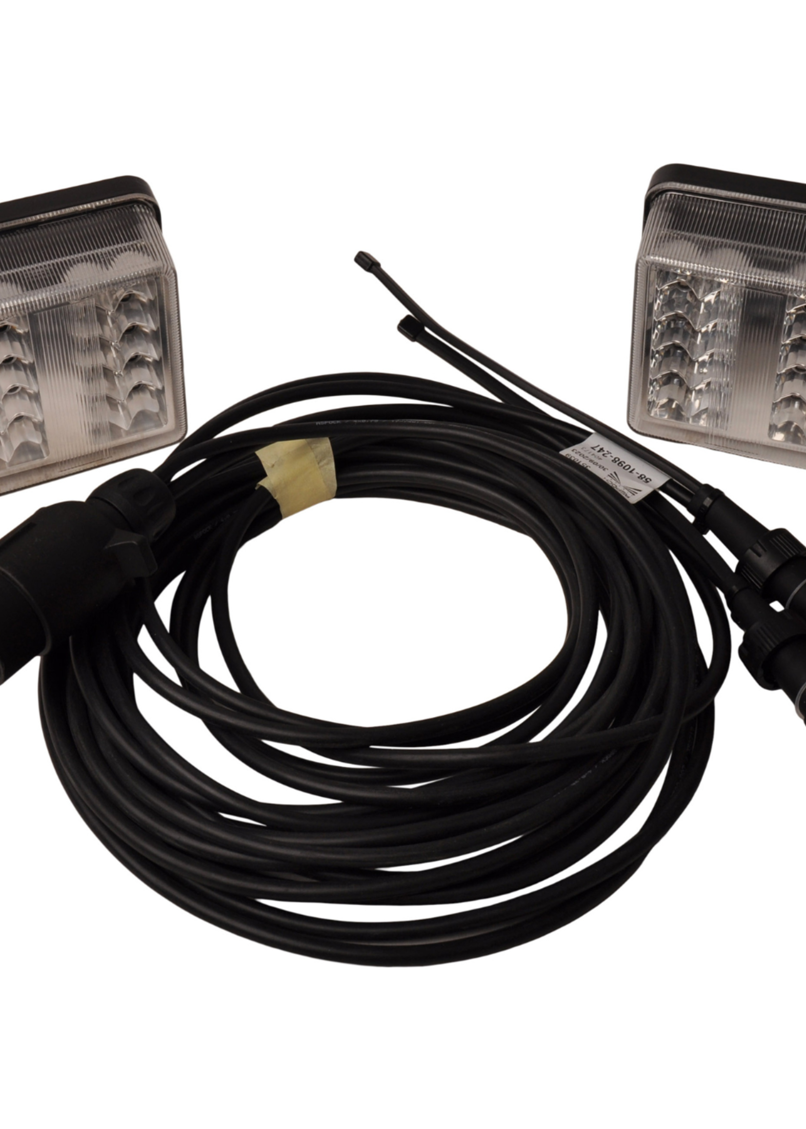 Aspock Led set - 5 meter - 7 polig - aftakkingen