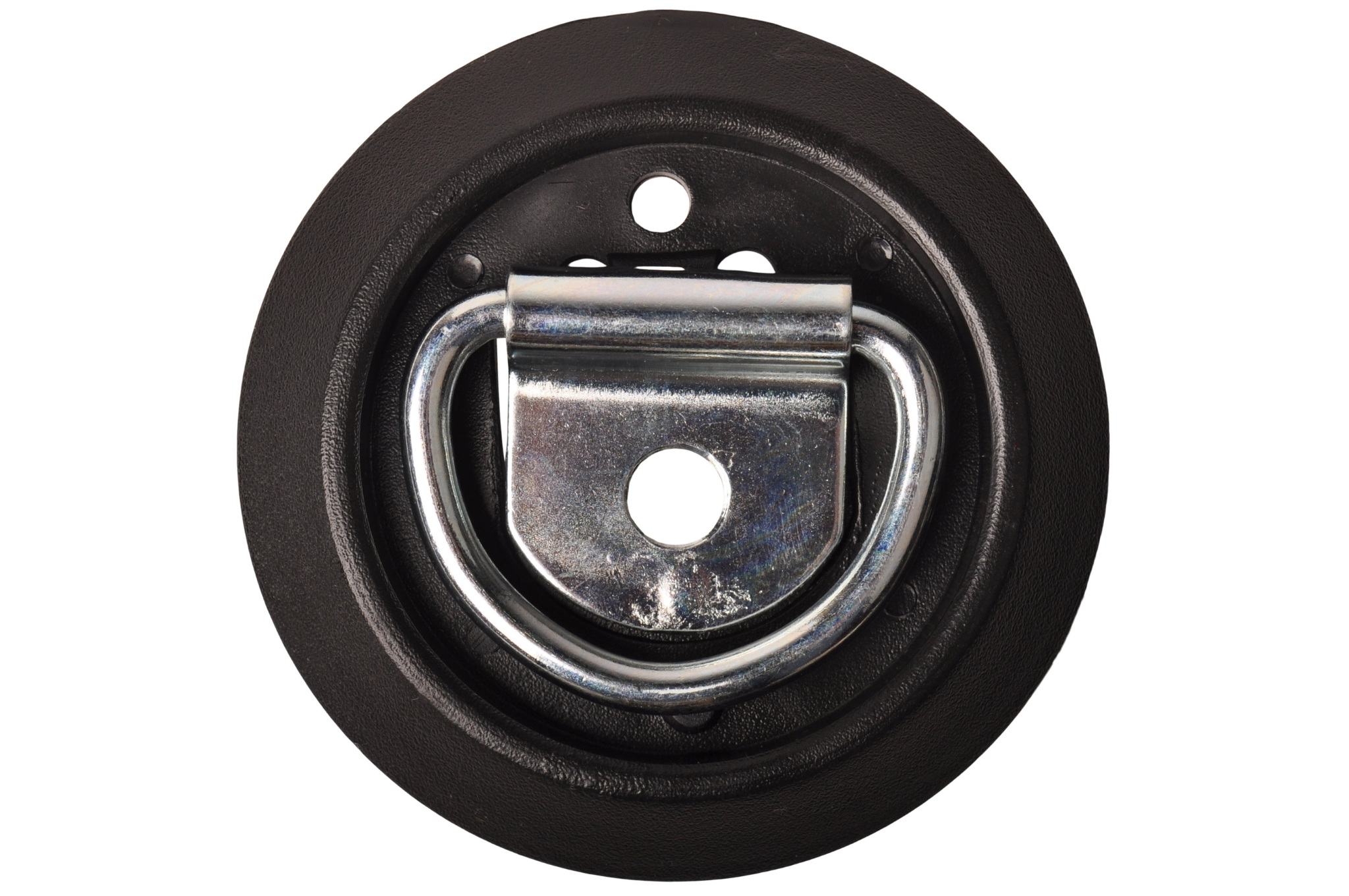 Bevestigingsring op ronde kunststof voet 100x14 mm