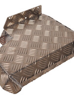 De Haan Half spatbord links 340x290 mm - Hapert kipper
