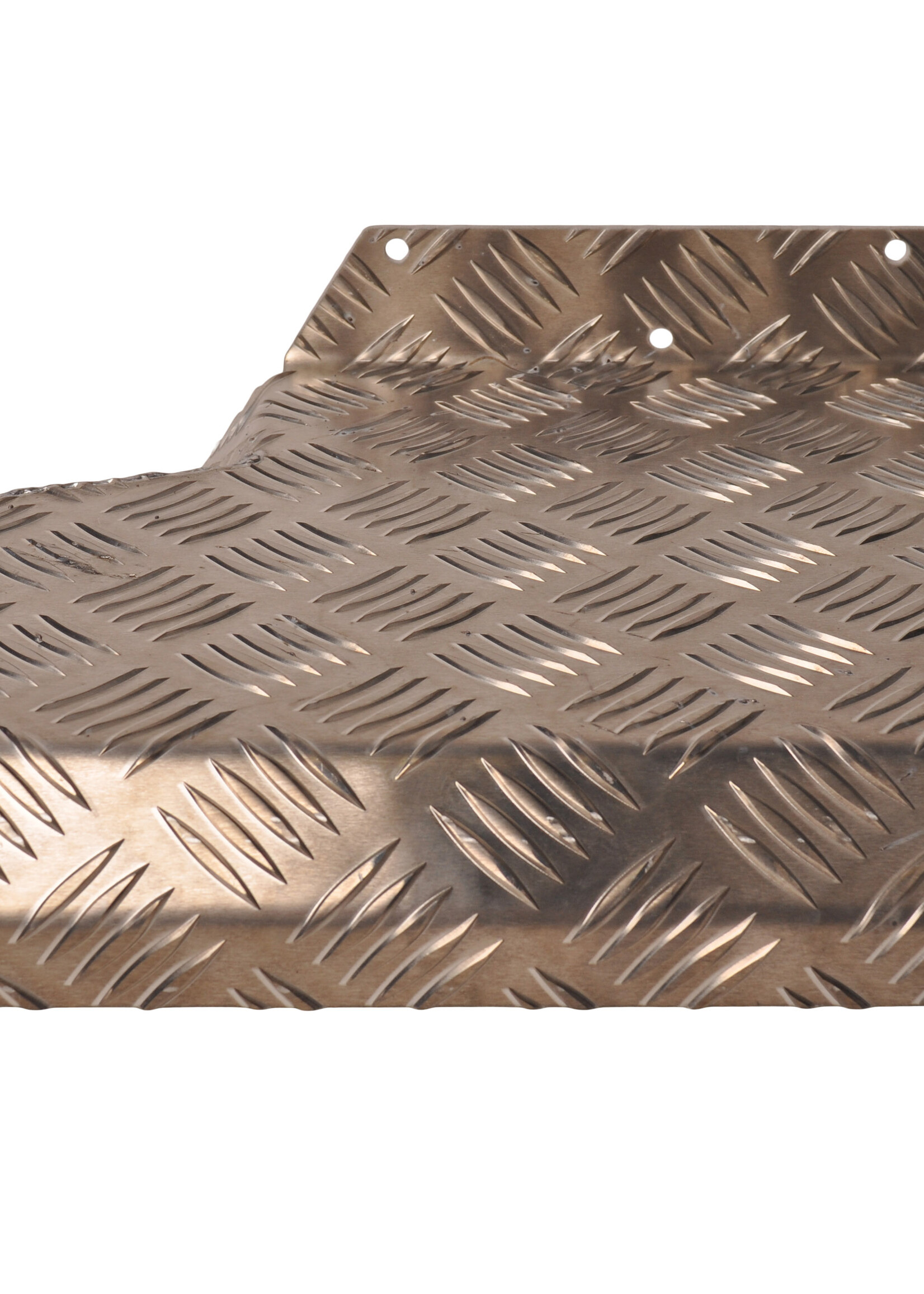 De Haan Half spatbord links 340x290 mm - geschikt voor Hapert kipper -aluminium traanplaat materiaal