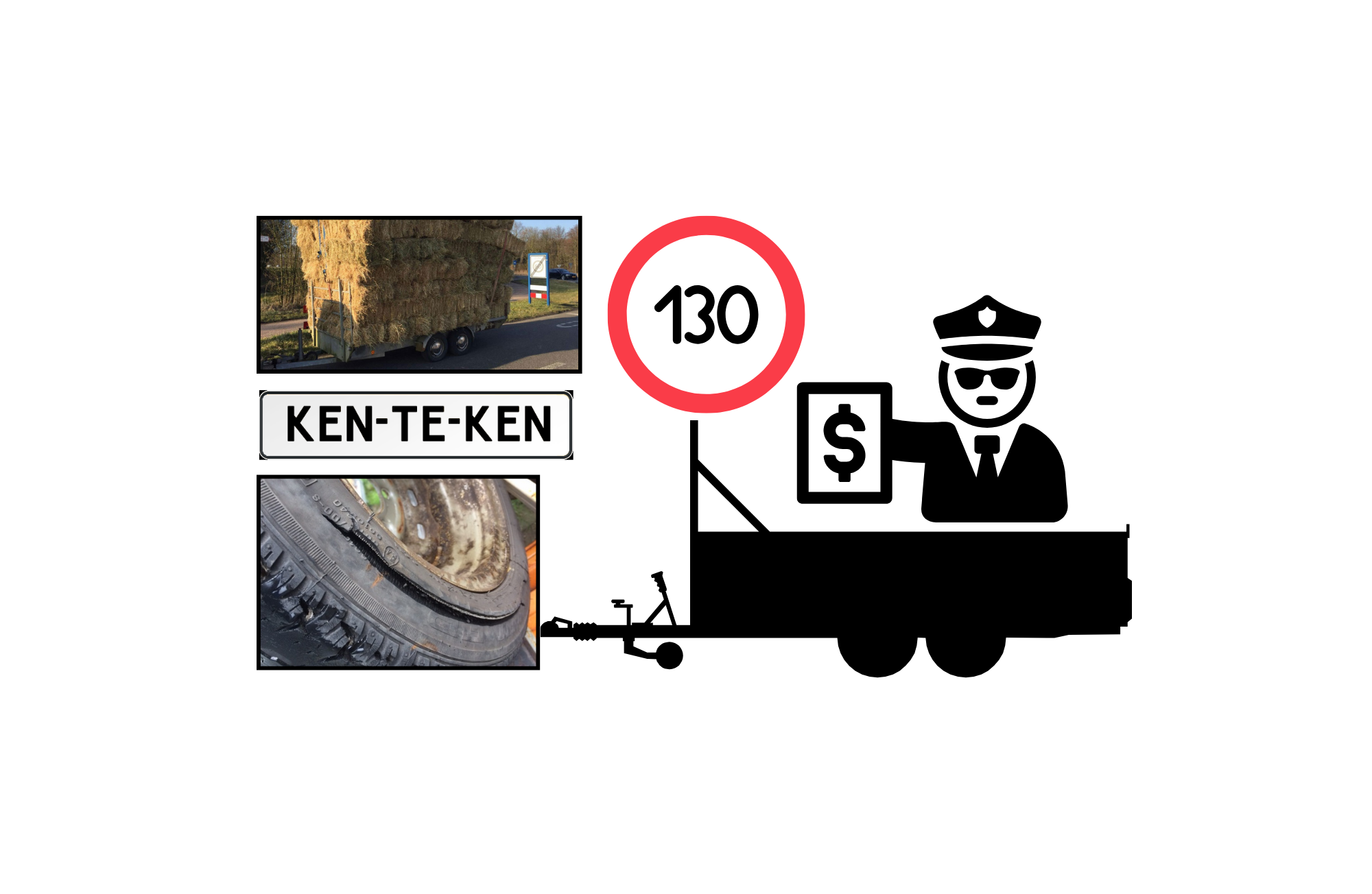 Welke aanhanger geldboetes zijn er? AanhangwagenDirect.nl