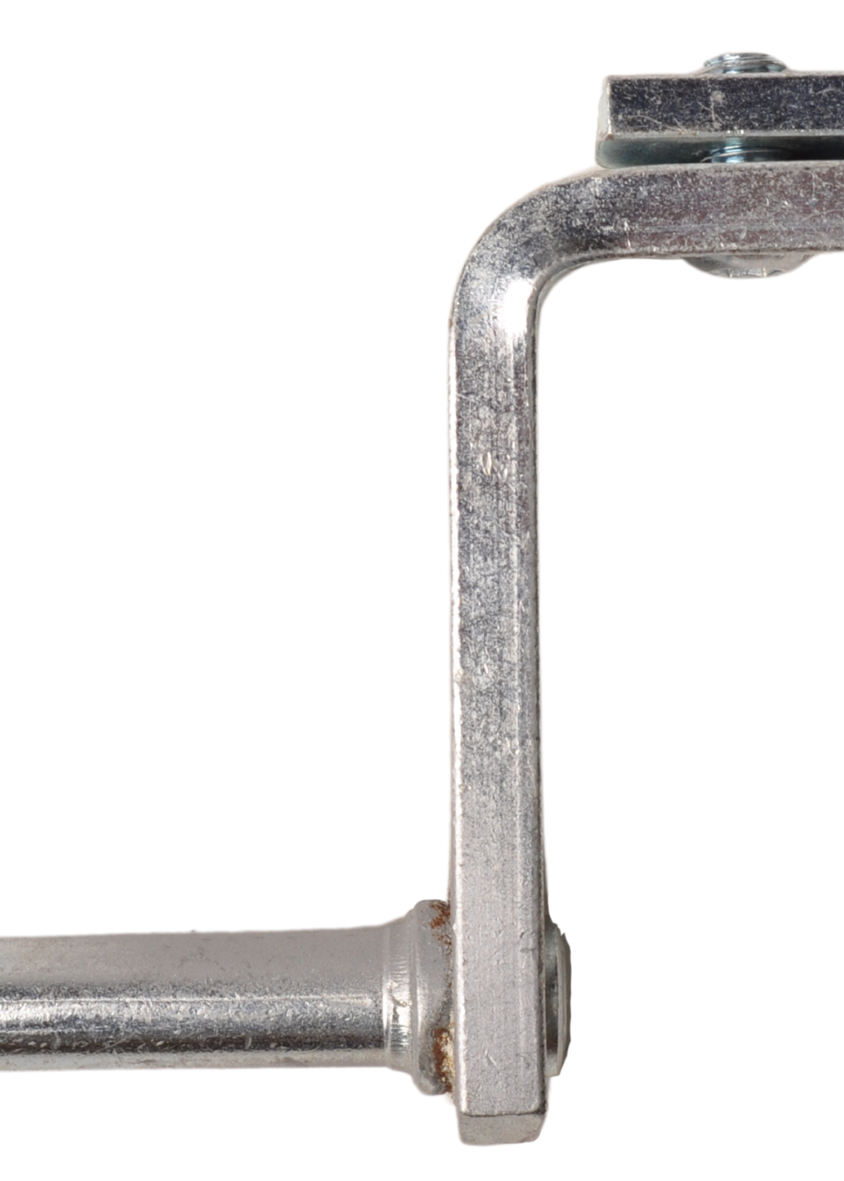 Eduard scharnier compleet voor achterklep aanhanger - 71x70 mm inclusief veiligheidspal