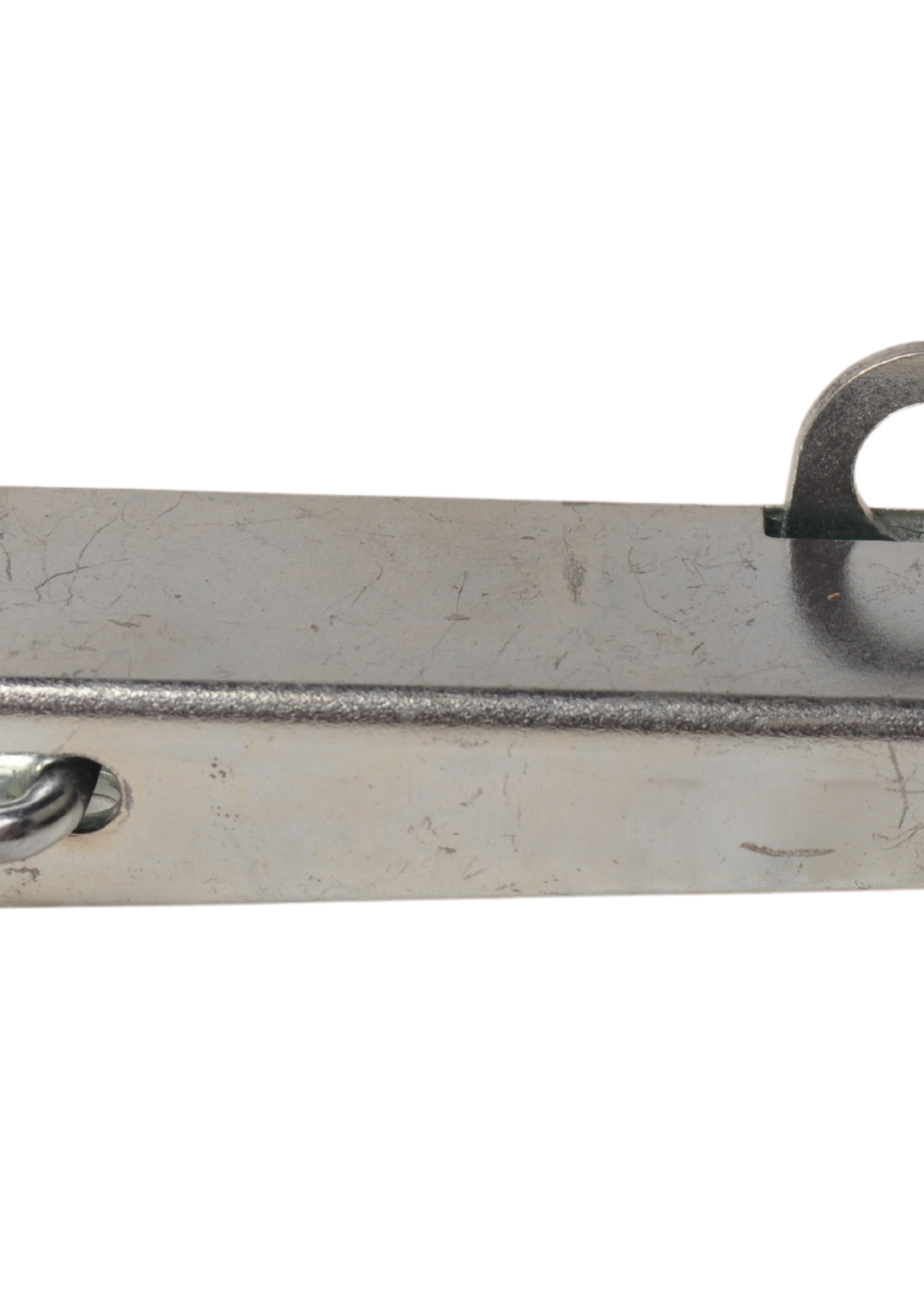 Cantonal Eierkistsluiting met haak - 130x30 mm  - inclusief slothaak - haaklengte 64 mm