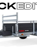 Anssems Anssems bakwagen BSX black edition - 251x130 cm - 1350 kg - zonder accessoires