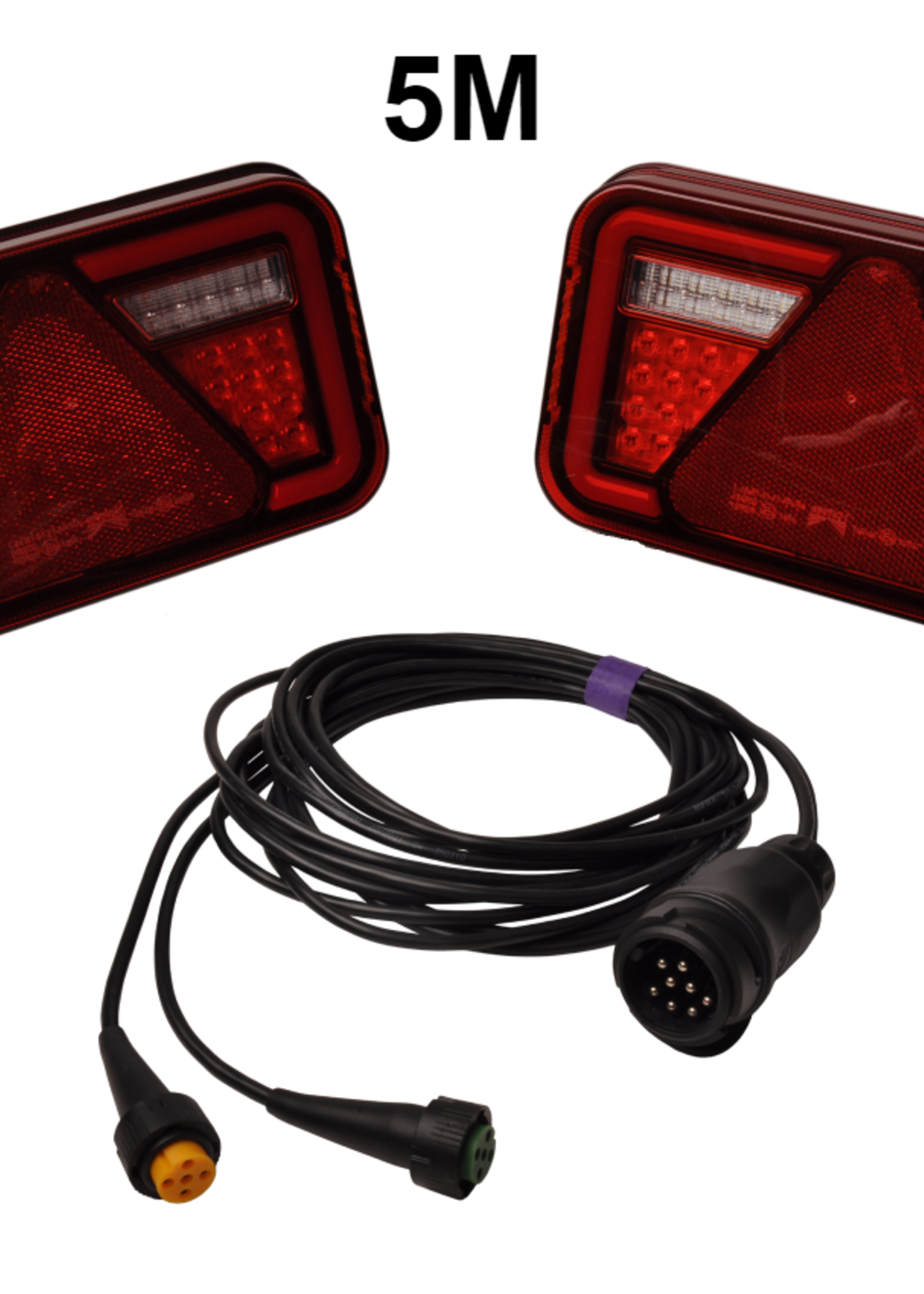 Aspock Aspock Multiled 4  LED verlichtingsset - 13 polig - kies de gewenste hoofdkabel