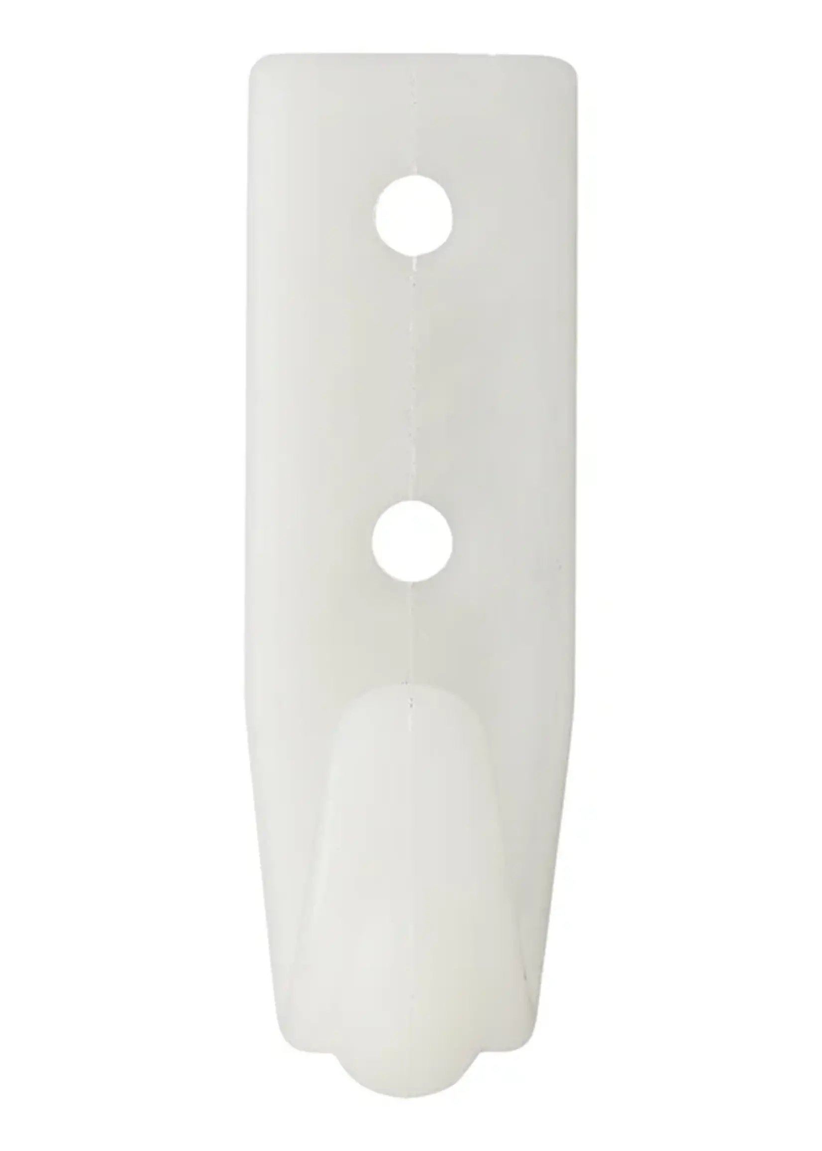 Cantonal Opschroefbare kunststof haak - 65x20 mm - 1 stuk
