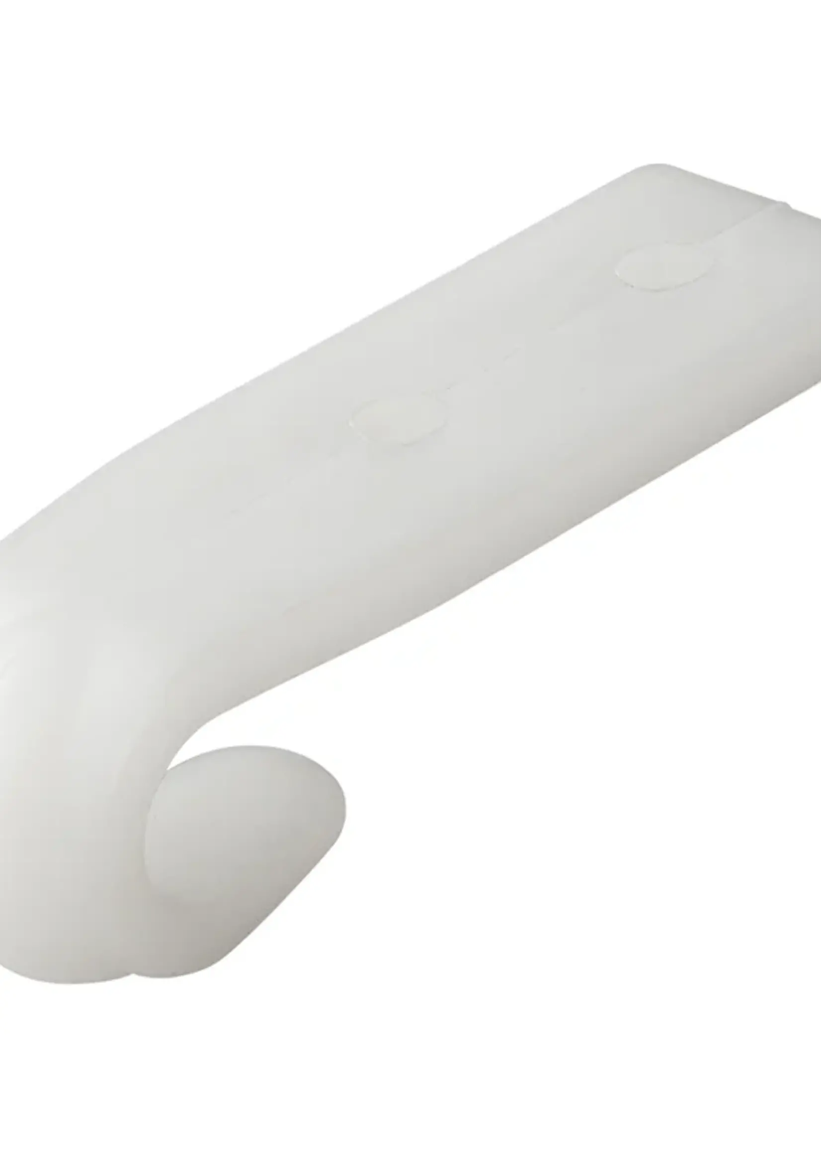 Cantonal Opschroefbare kunststof haak - 65x20 mm - 1 stuk