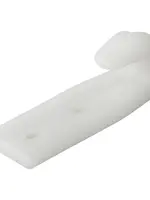 Cantonal Kunststof haak - opschroefbaar - 65x20 mm - 1 stuk