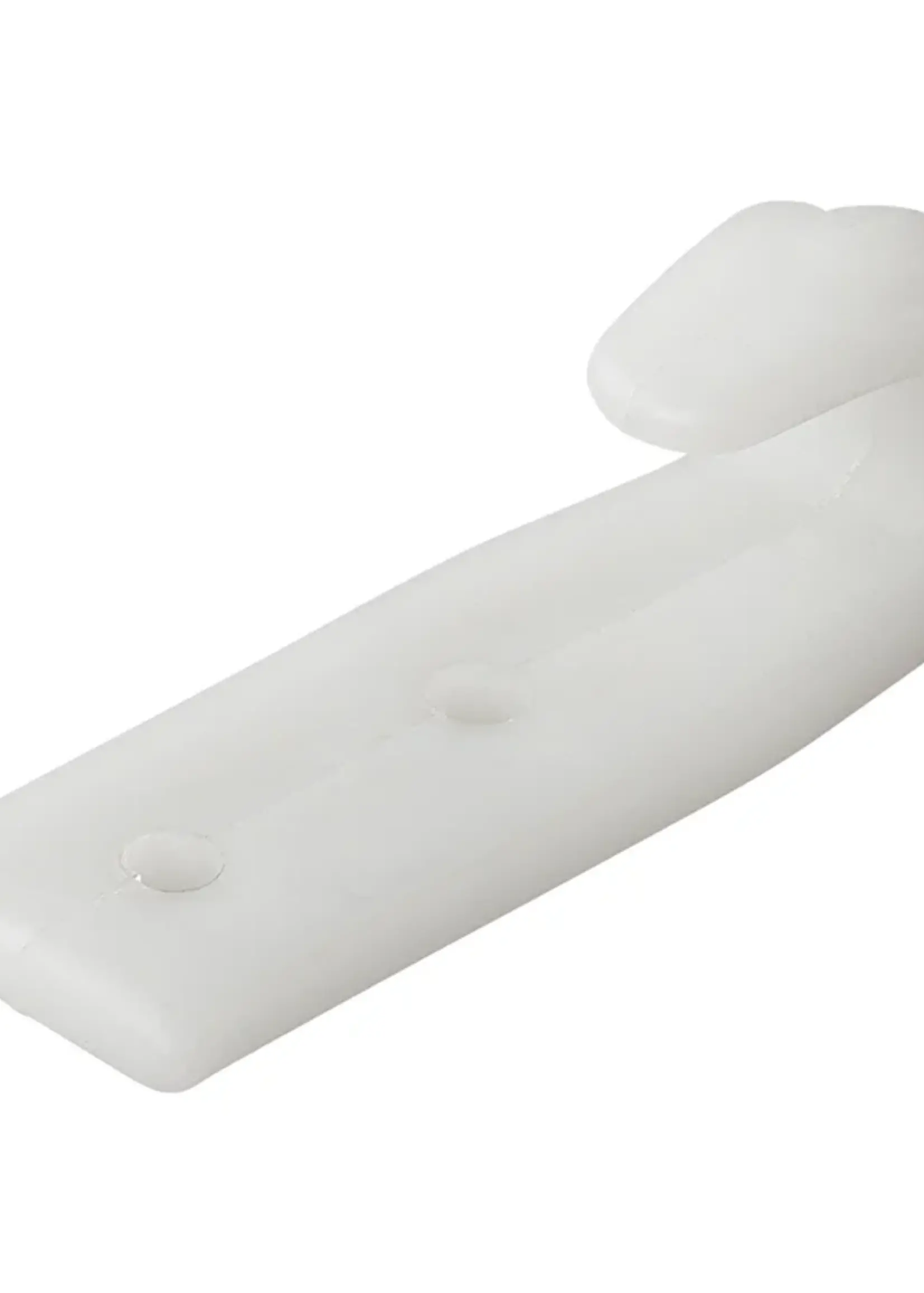 Cantonal Opschroefbare kunststof haak - 65x20 mm - 1 stuk