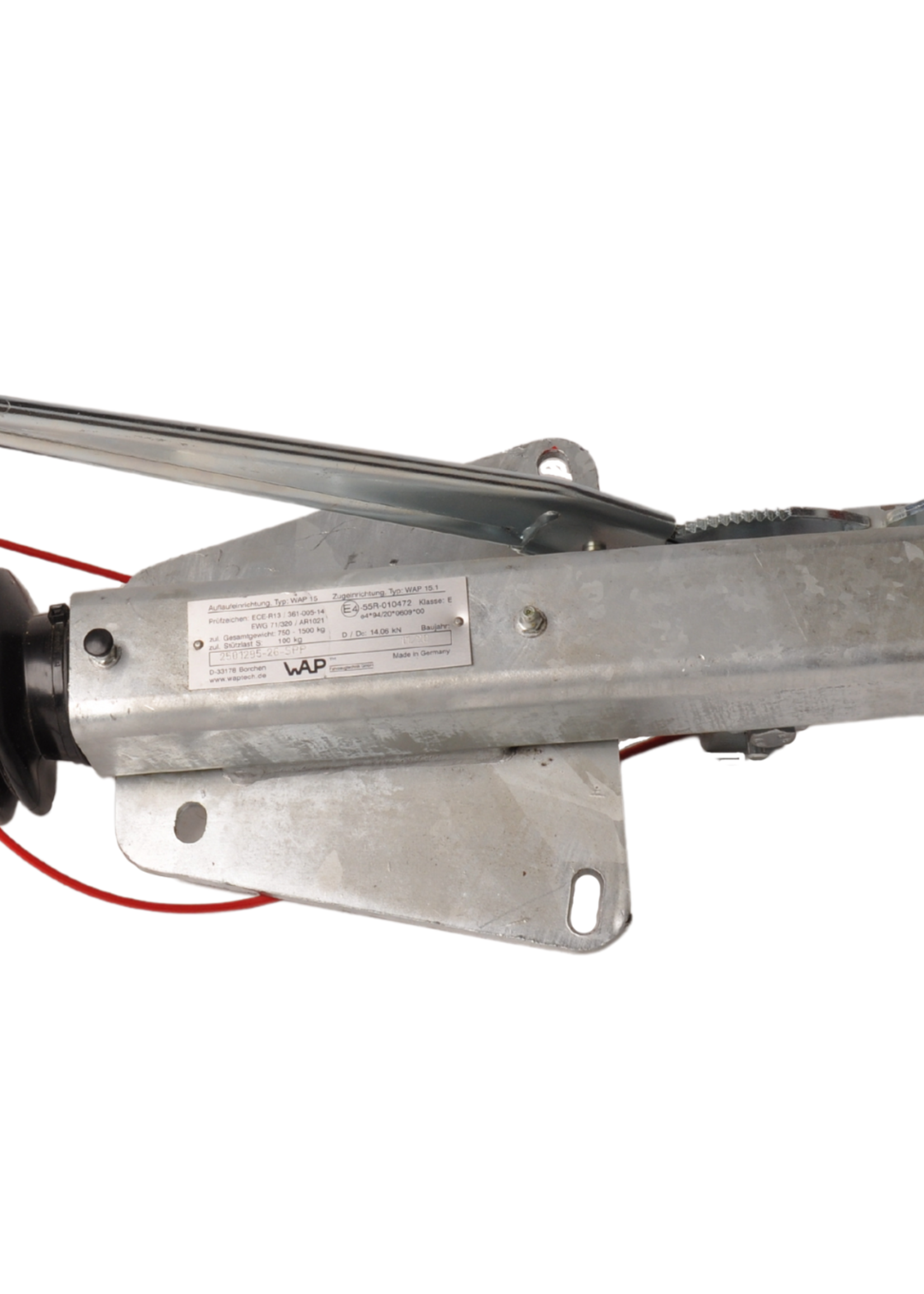 Peitz Oplooprem aanhanger Peitz/WAP (1500kg) - inclusief neuswielconsole