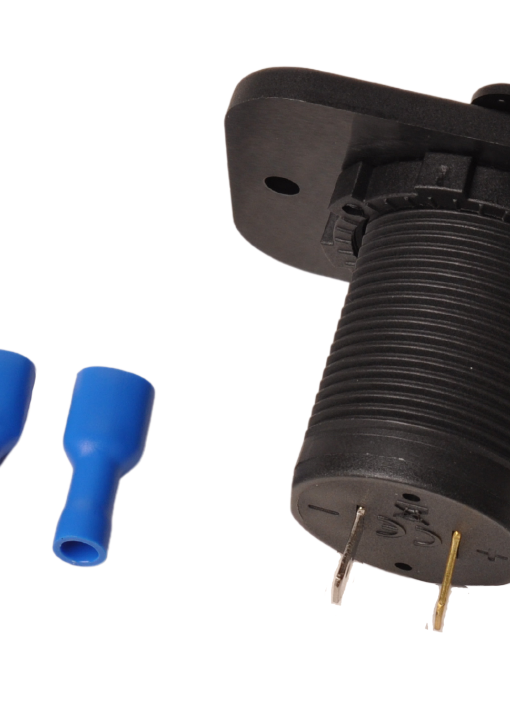 Cantonal USB inbouwdoos 12V/24V (tweevoudig)