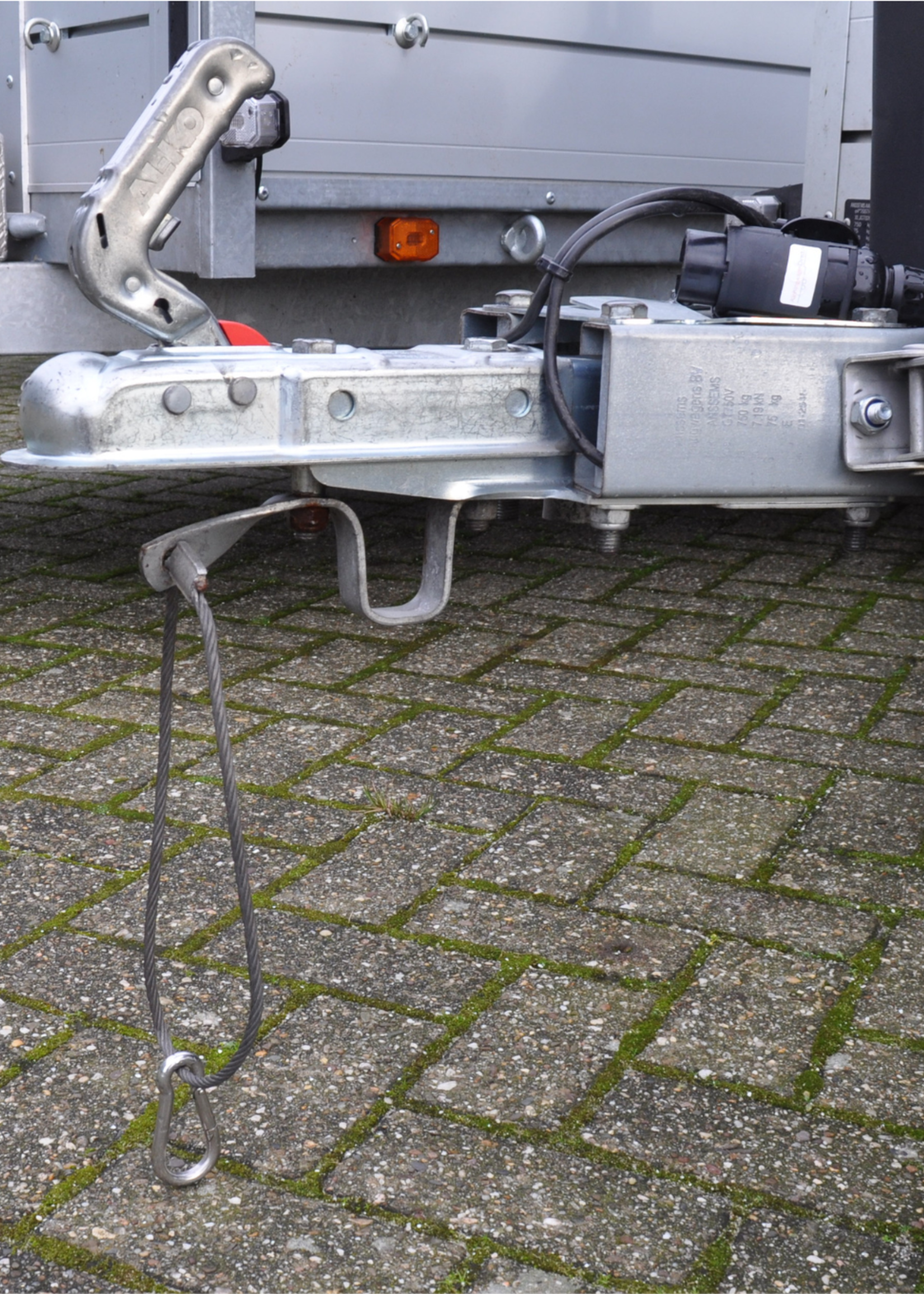 Cantonal Hulpkoppeling compleet voor ongeremde aanhangwagen