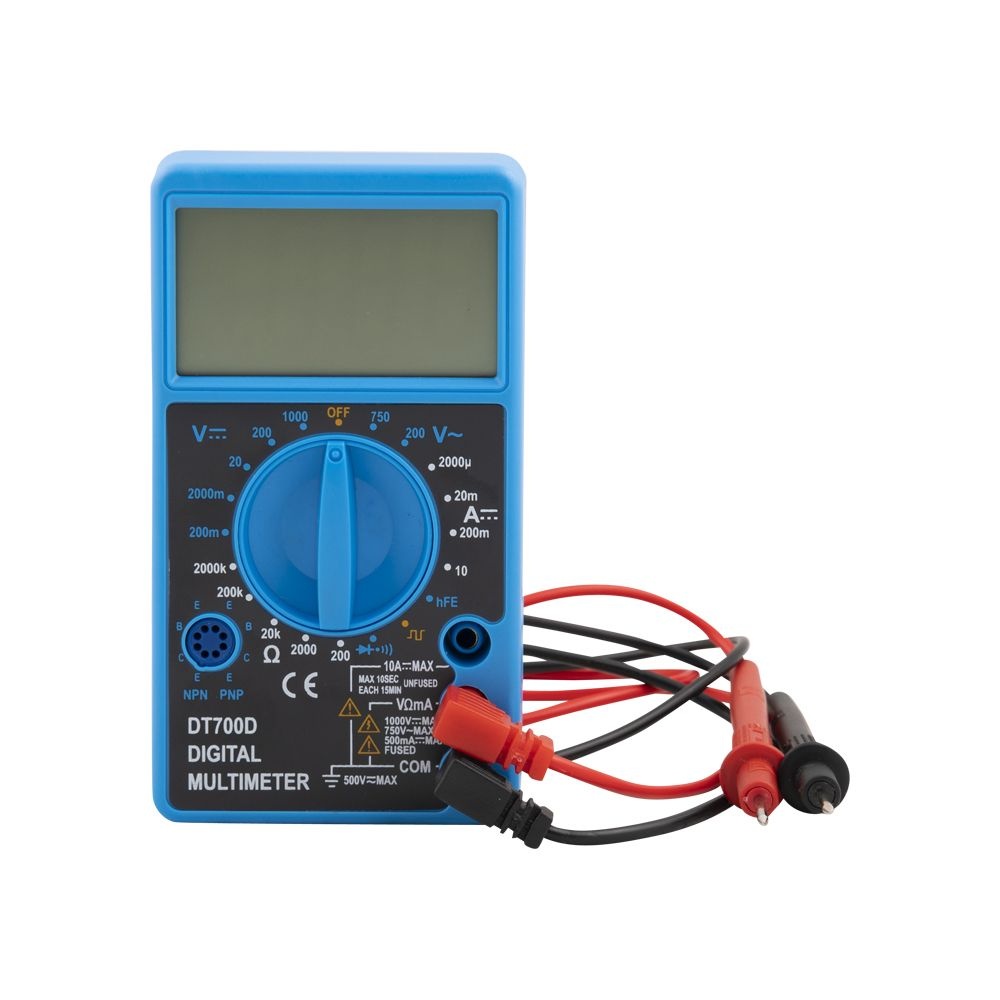 Digitale multimeter met groot scherm voor exacte aflezing