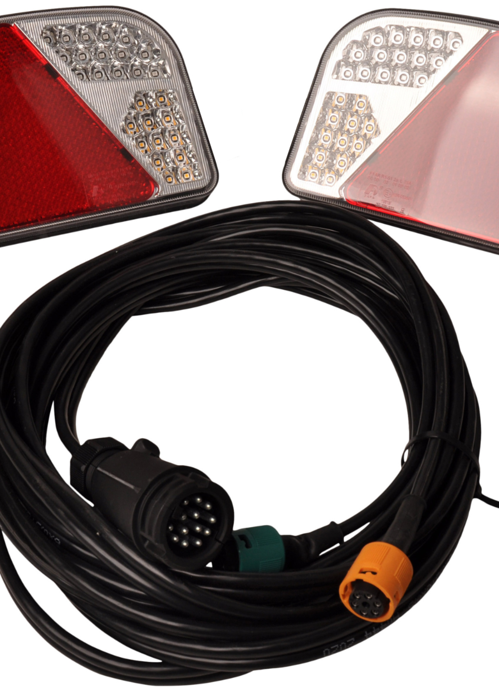 Aspock LED set met 7 meter hoofdkabel - 13 polig