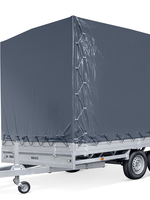 Hulco Huif compleet 405x183 cm - diverse hoogtes - grijs