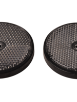 Cantonal Witte reflector 60 mm schroefgaten rond - 2 stuks