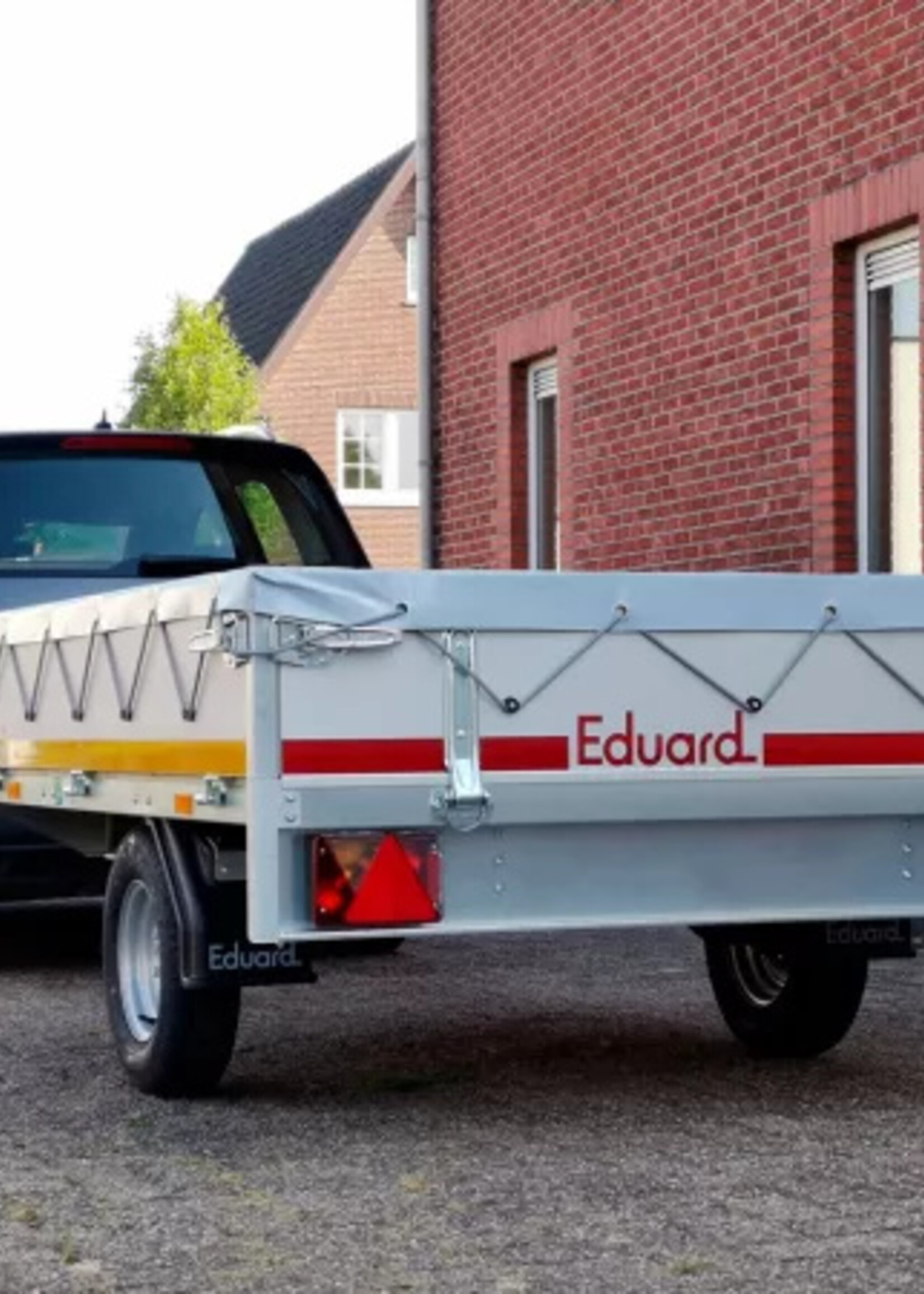 Eduard Vlakzeil op maat voor Eduard aanhanger - 250x145 cm - waterdicht