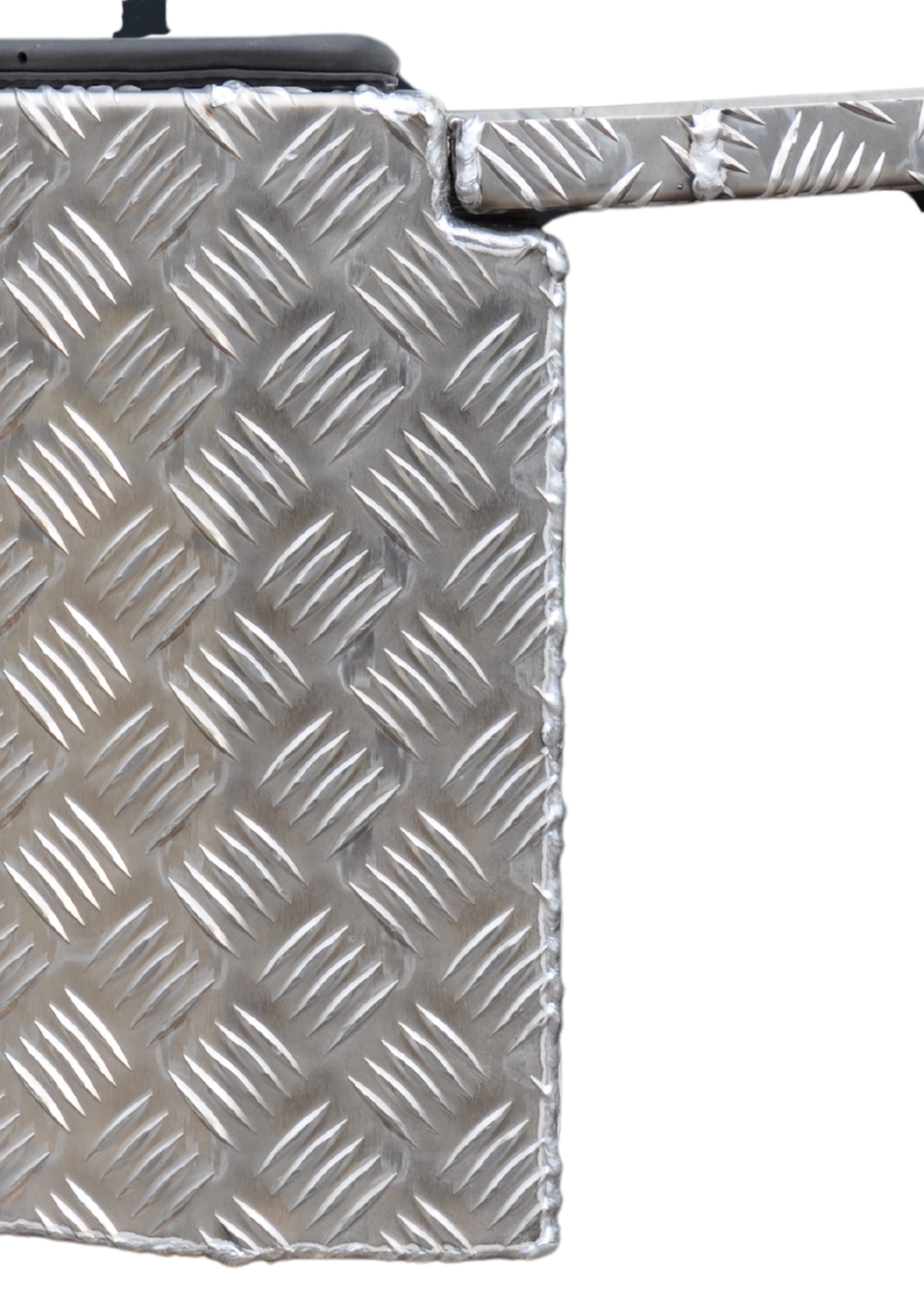 De Haan DE HAAN BOX PBV - waterdichte en stofdichte aluminium traanplaat disselbak 750x320x400 mm - voorzien van vlinderslot