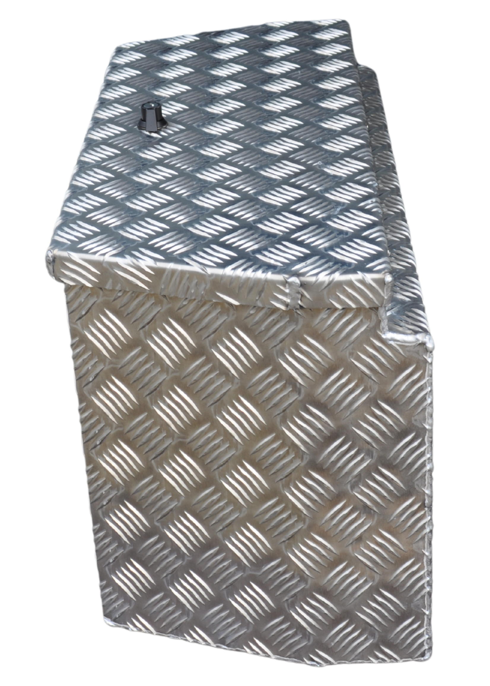 De Haan DE HAAN BOX PBV - waterdichte en stofdichte aluminium traanplaat disselbak 750x320x400 mm - voorzien van vlinderslot
