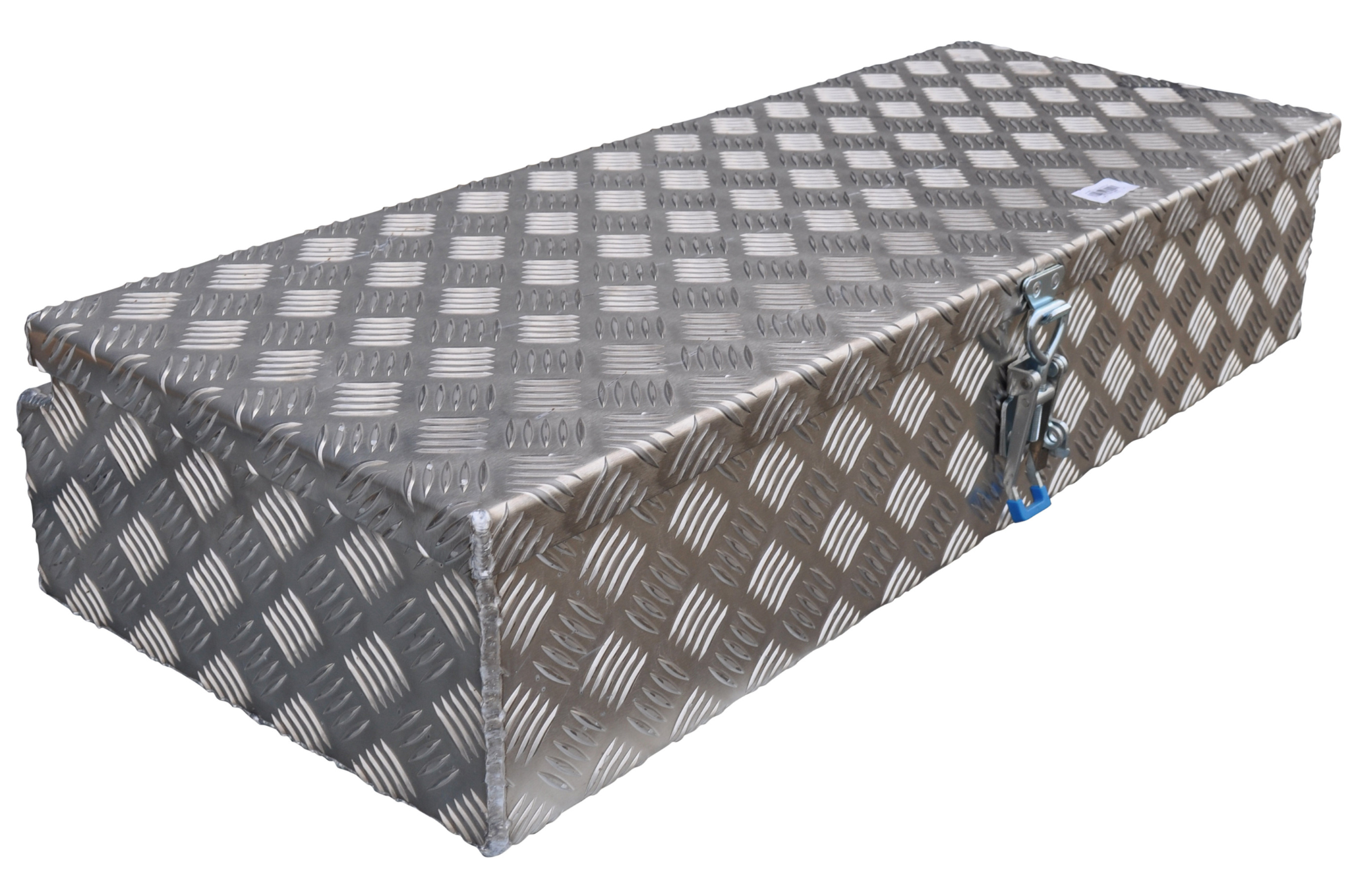 DE HAAN BOX H - 900x380x190 mm - waterdichte en stofdichte aluminium traanplaat disselbak - voorzien van vlinderslot of spansluiting