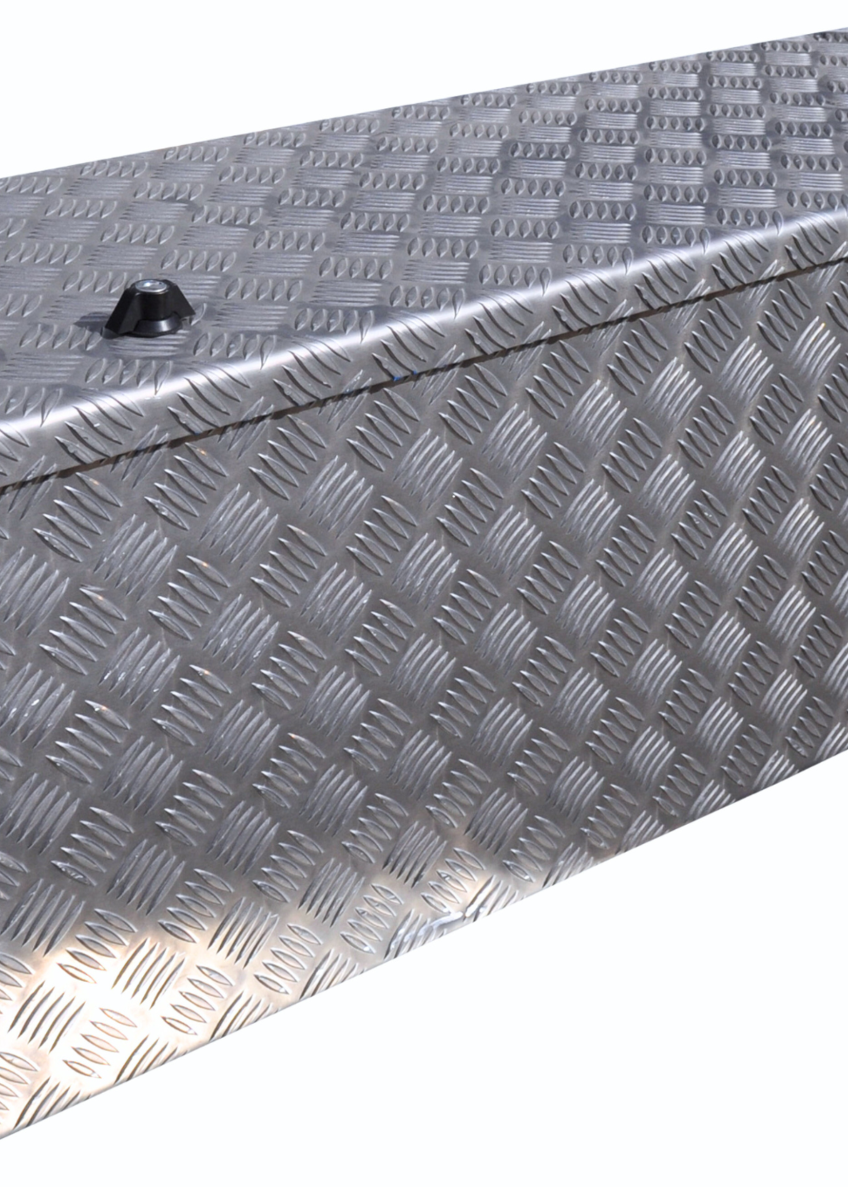 De Haan DE HAAN BOX U - 1140x380x400 mm - waterdichte en stofdichte aluminium traanplaat disselbak - voorzien van vlinderslot, spansluiting of t-sluiting