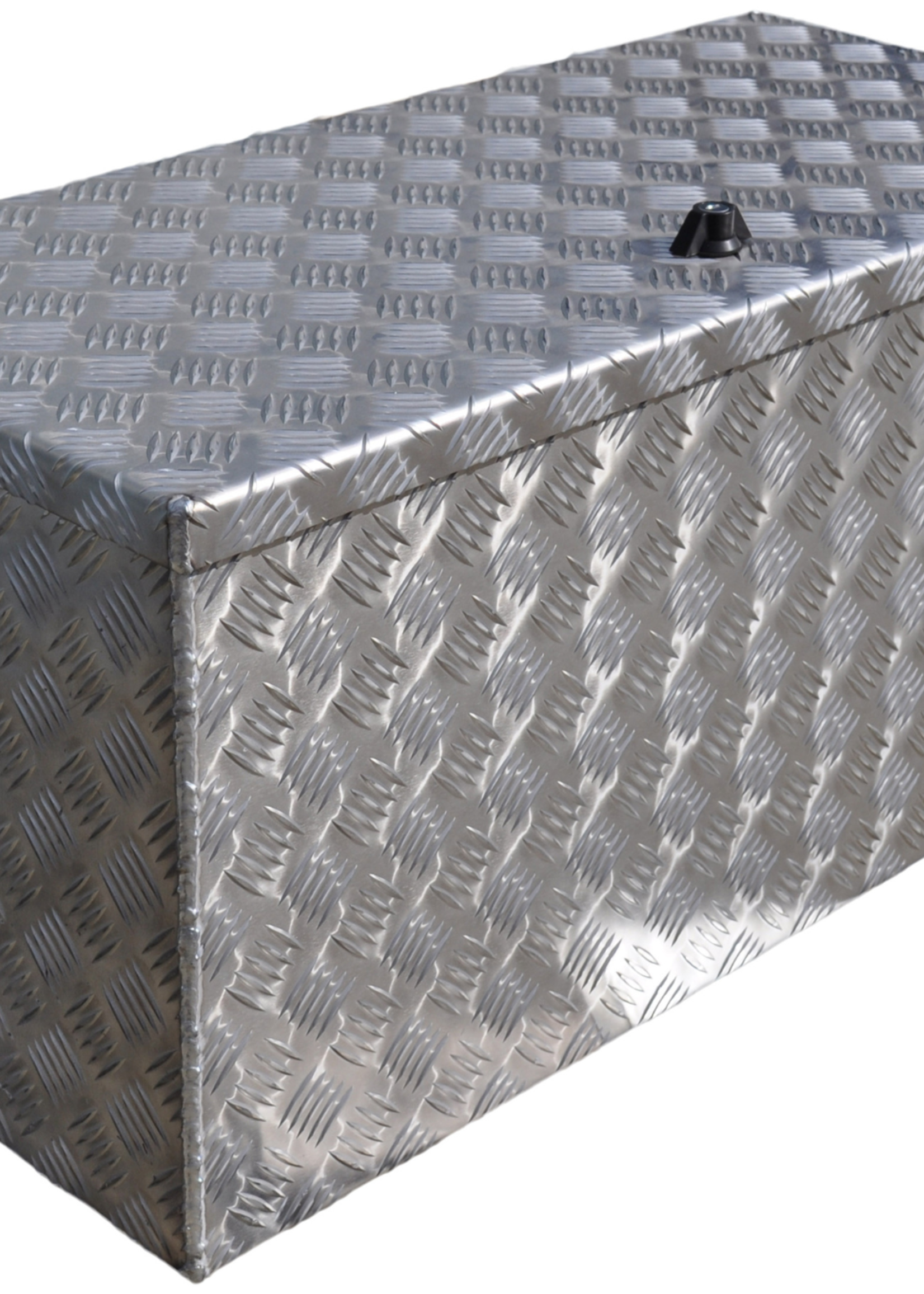 De Haan DE HAAN BOX I - 800x400x400 mm - waterdichte en stofdichte aluminium traanplaat disselbak - voorzien van vlinderslot, spansluiting of t-sluiting