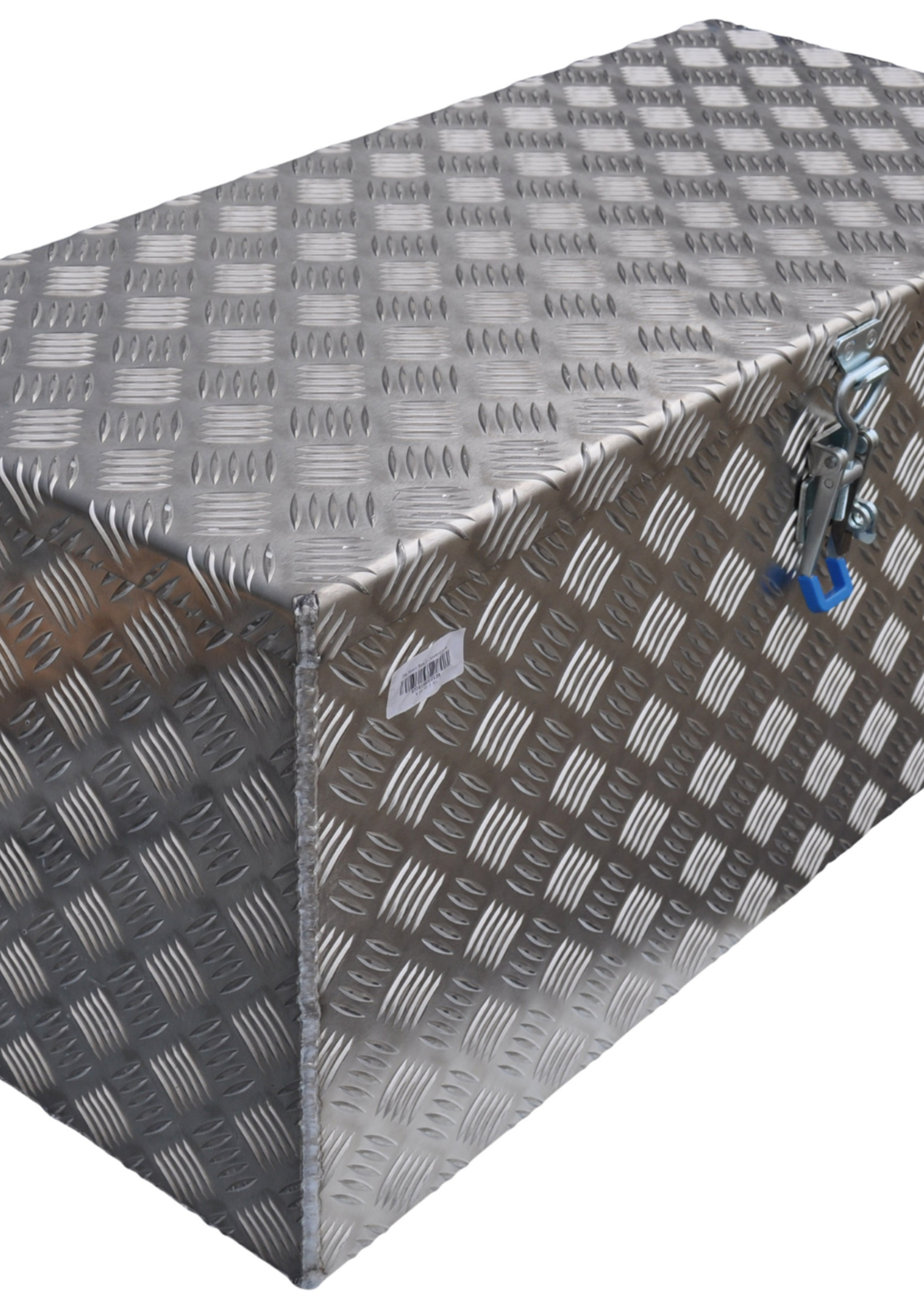 De Haan DE HAAN BOX I - 800x400x400 mm - waterdichte en stofdichte aluminium traanplaat disselbak - voorzien van vlinderslot, spansluiting of t-sluiting