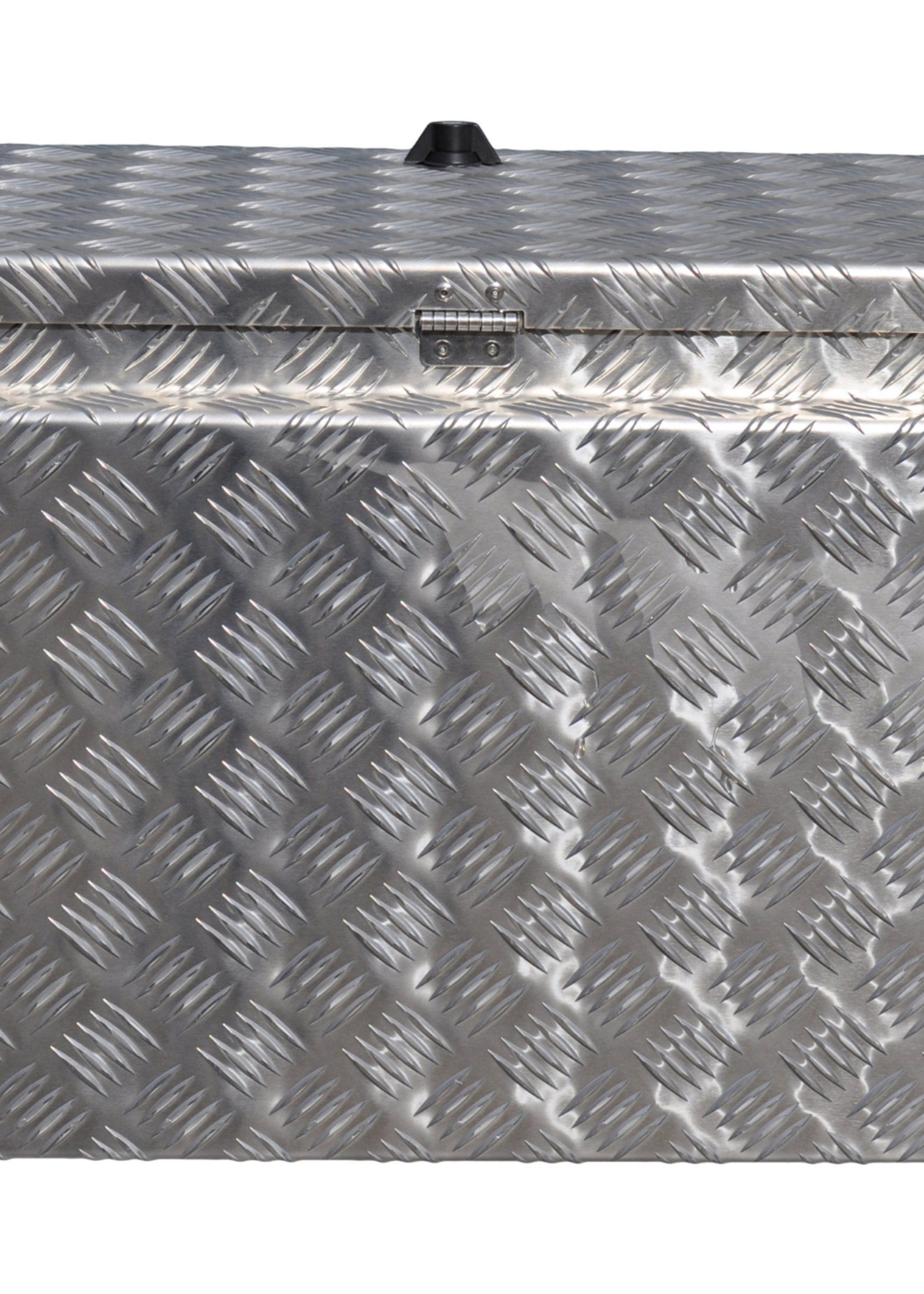 De Haan DE HAAN BOX I - 800x400x400 mm - waterdichte en stofdichte aluminium traanplaat disselbak - voorzien van vlinderslot, spansluiting of t-sluiting