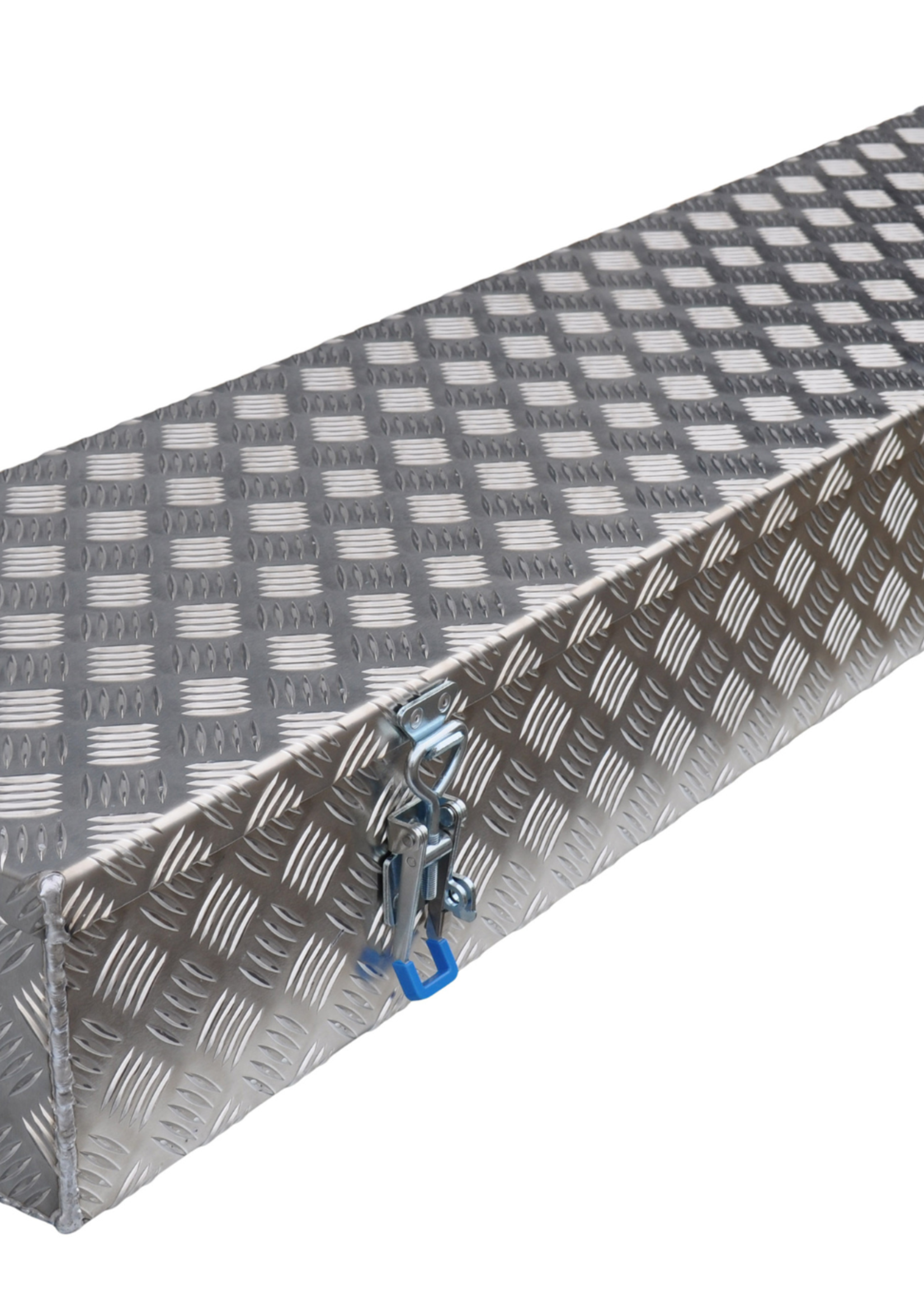 De Haan DE HAAN BOX HL - 1600x380x190 mm - waterdichte en stofdichte aluminium traanplaat disselbak - voorzien van vlinderslot of spansluiting