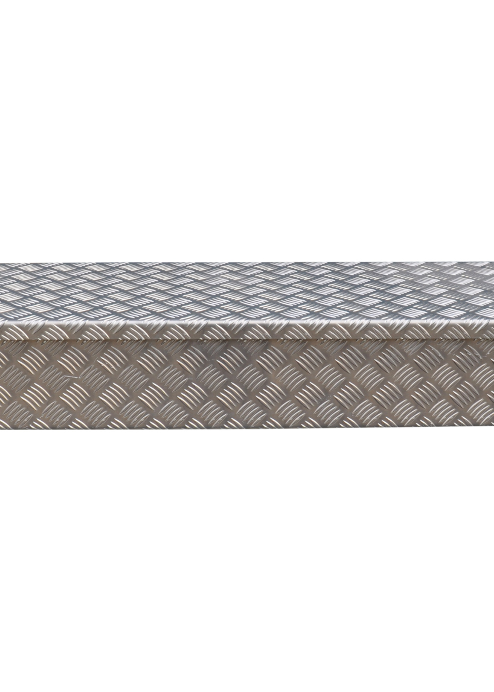 De Haan DE HAAN BOX HL - 1600x380x190 mm - waterdichte en stofdichte aluminium traanplaat disselbak - voorzien van vlinderslot of spansluiting