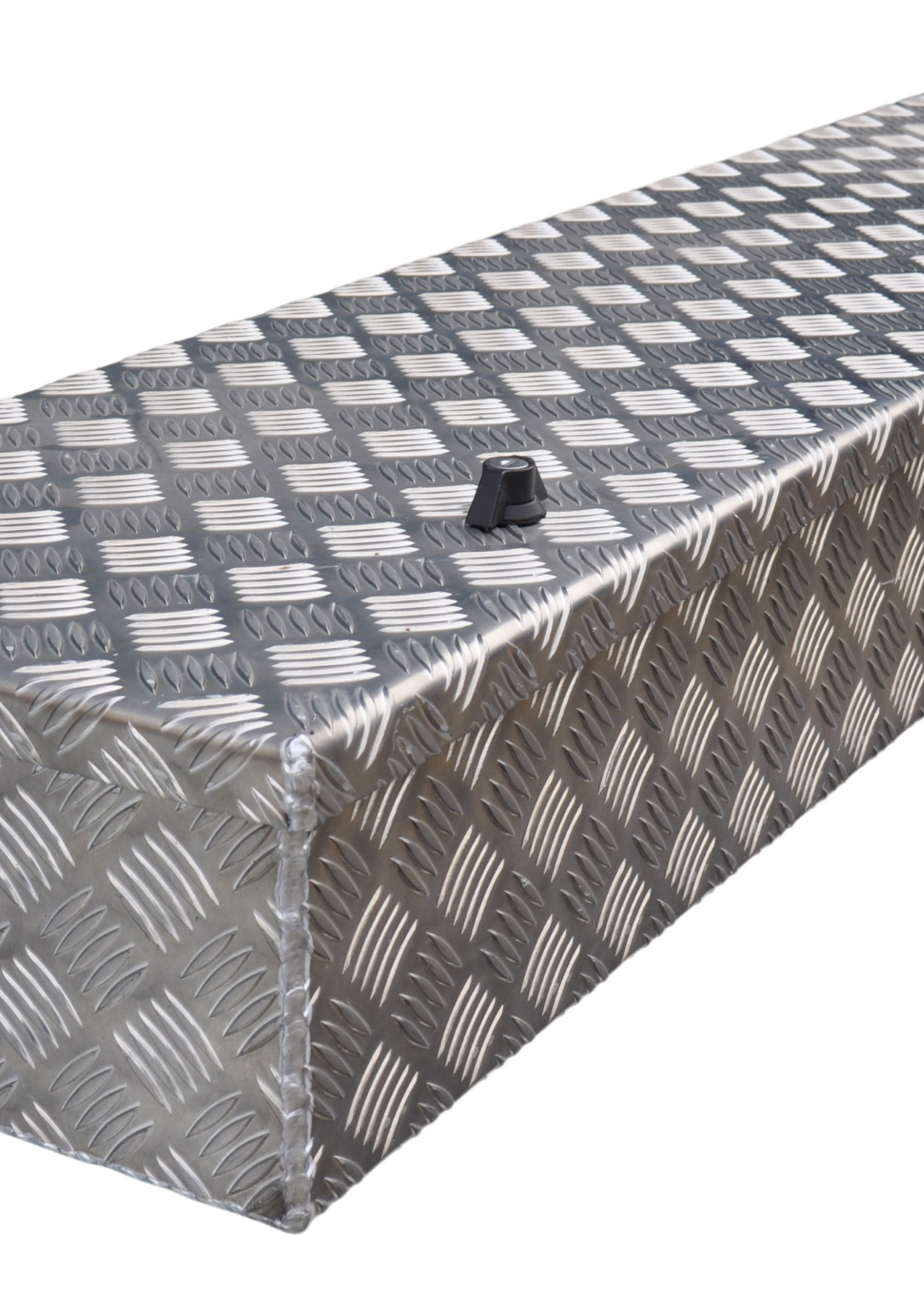 De Haan DE HAAN BOX HL - 1600x380x190 mm - waterdichte en stofdichte aluminium traanplaat disselbak - voorzien van vlinderslot of spansluiting