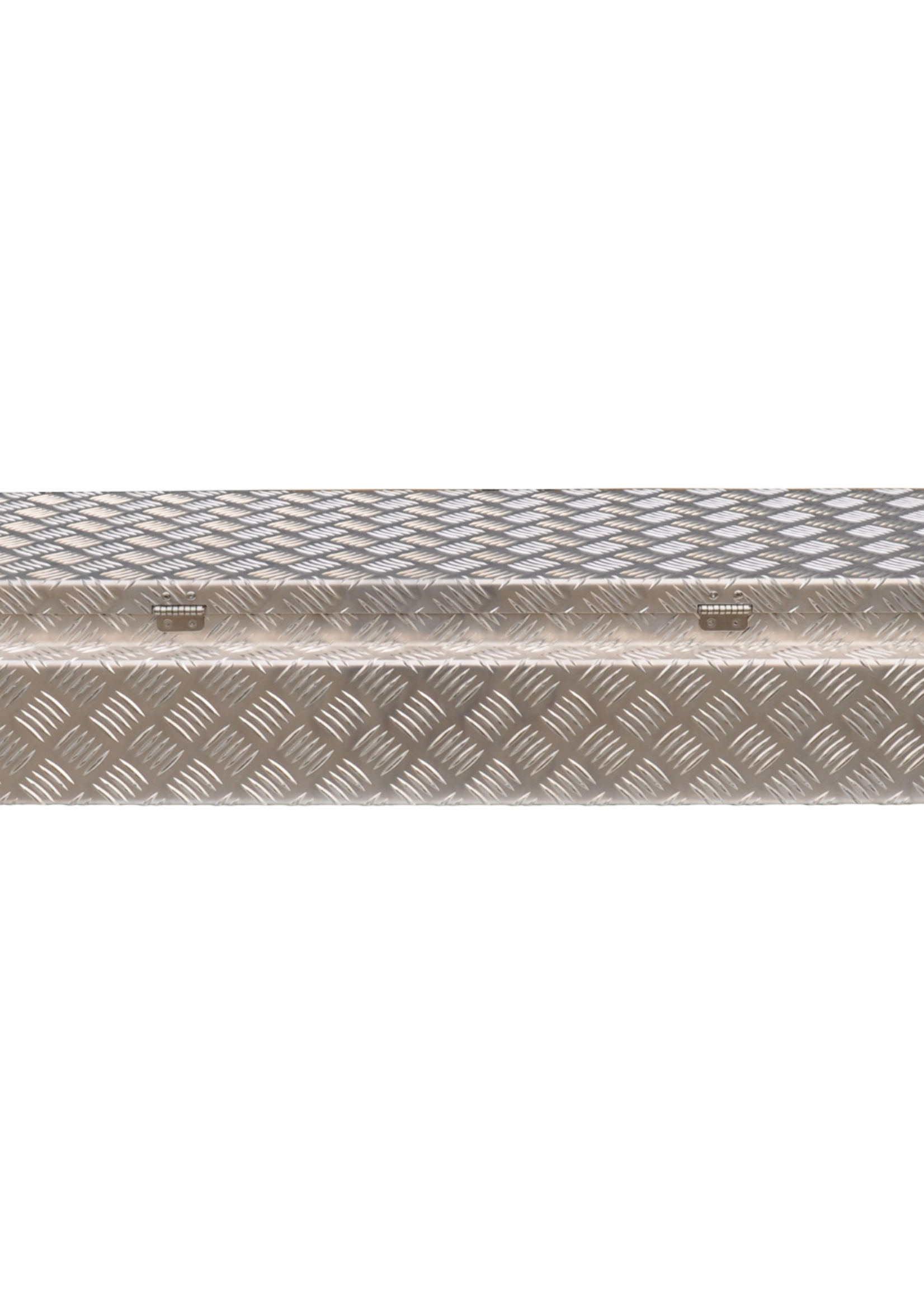 De Haan DE HAAN BOX HL - 1600x380x190 mm - waterdichte en stofdichte aluminium traanplaat disselbak - voorzien van vlinderslot of spansluiting