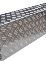 De Haan DE HAAN BOX OL - 1250x250x250 mm - waterdichte en stofdichte aluminium traanplaat disselbak - voorzien van vlinderslot of t-sluiting