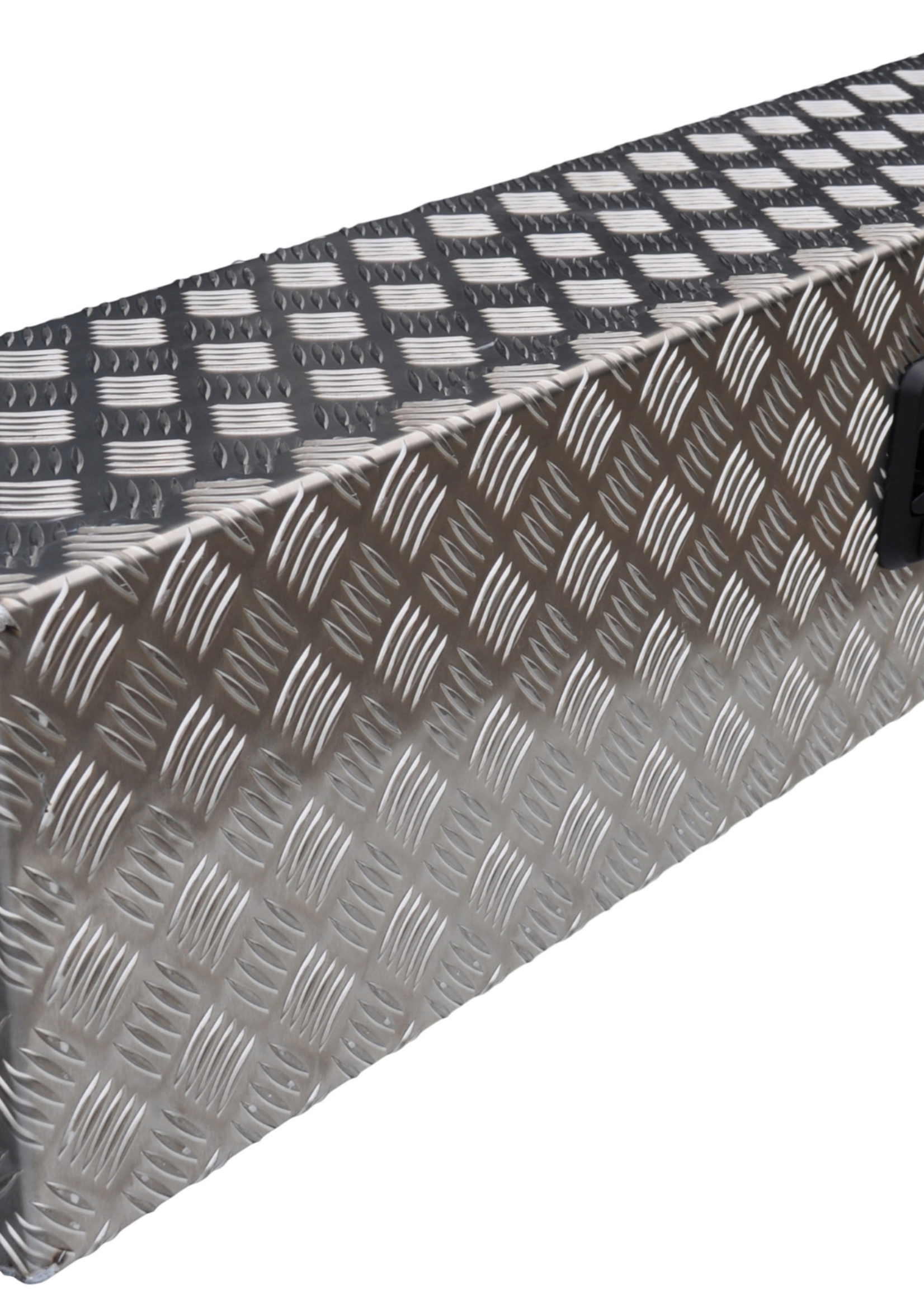 De Haan DE HAAN BOX OL - 1250x250x250 mm - waterdichte en stofdichte aluminium traanplaat disselbak - voorzien van vlinderslot of t-sluiting