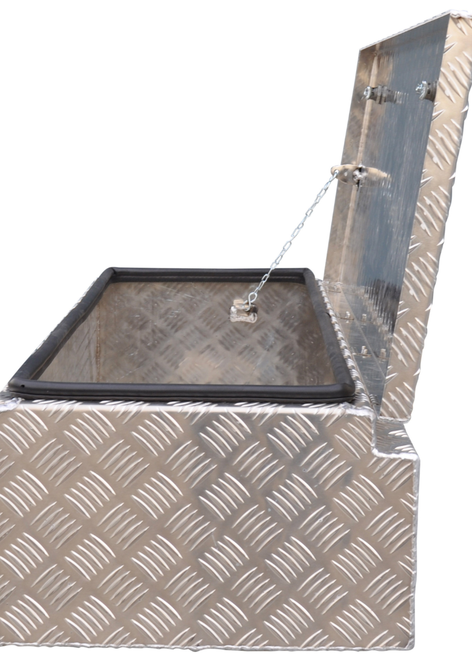 De Haan DE HAAN BOX WXV - 950x400x250 mm - aluminium traanplaat disselbak - voorzien van vlinderslot