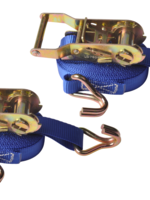 Cantonal Set van 2 spanband blauw 500x2,5 cm (1500 kg)
