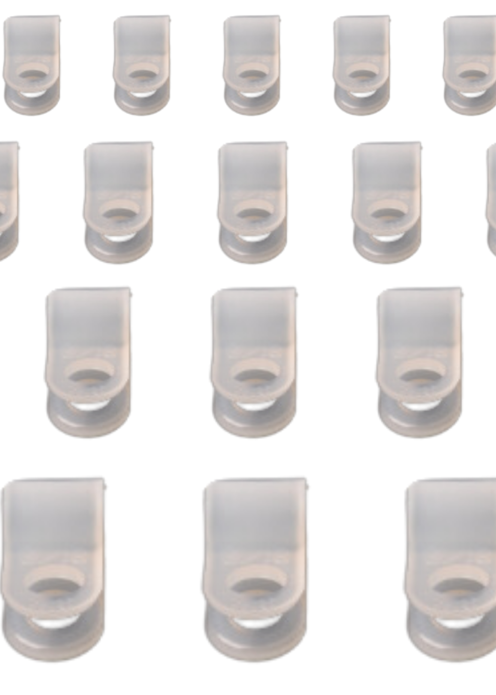 Cantonal Kabelbeugel (4,8 mm) voor bevestiging verlichtingskabel - 20 stuks