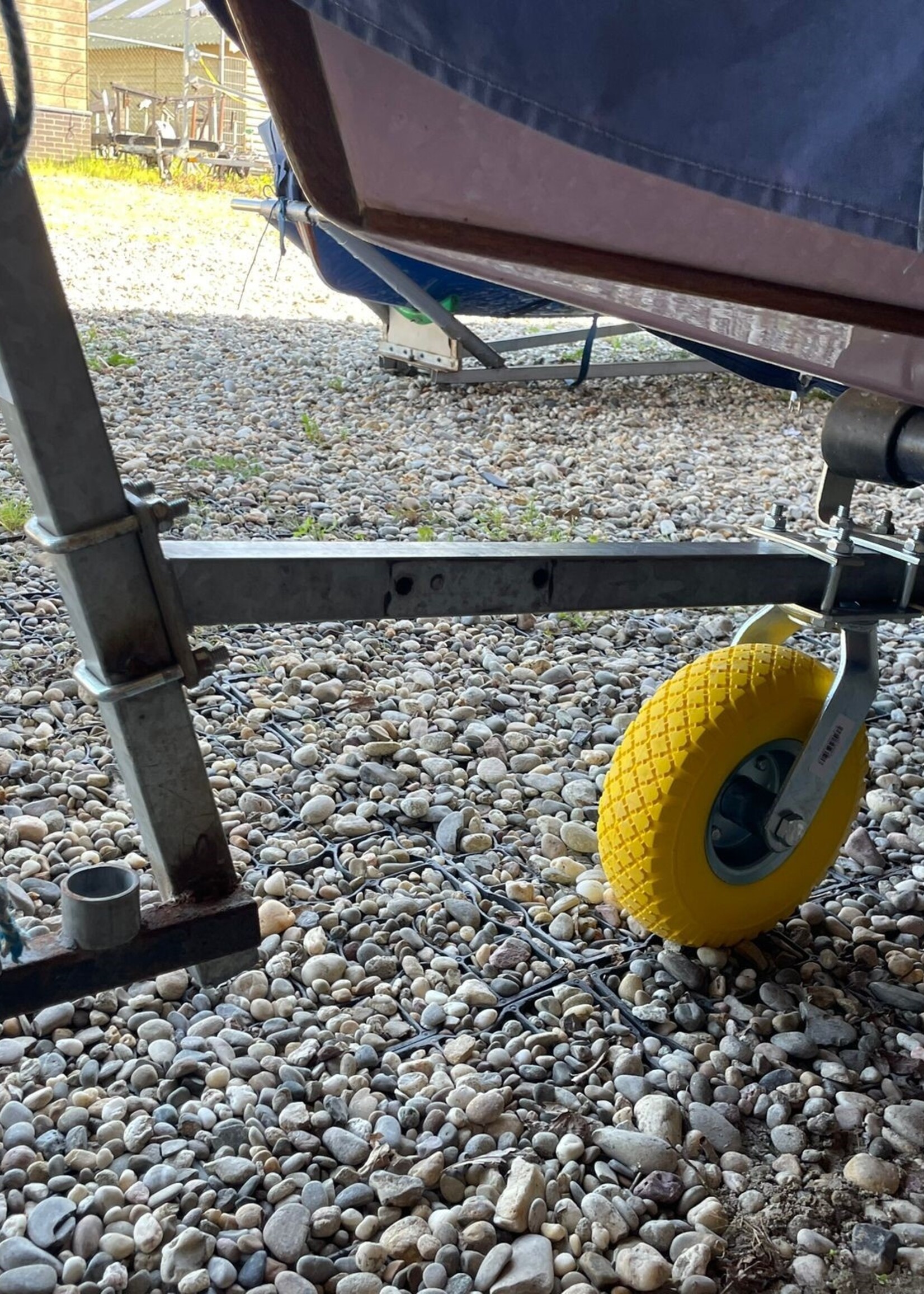 Cantonal Steunwiel zwenkwiel set - inclusief montagematerialen - 80 kg  draagvermogen