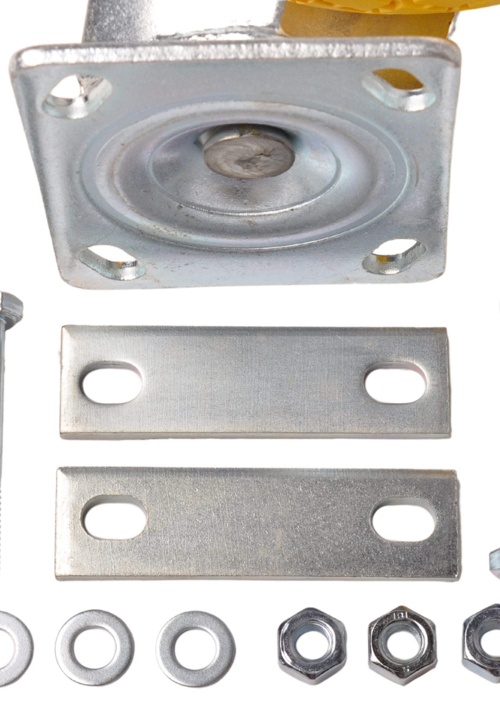 Cantonal Steunwiel zwenkwiel set - inclusief montagematerialen - 80 kg  draagvermogen
