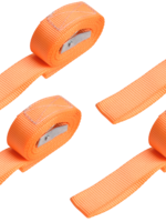 Cantonal Set van 4 sjorbanden oranje 195x2,5 cm (250 kg) 2-delig